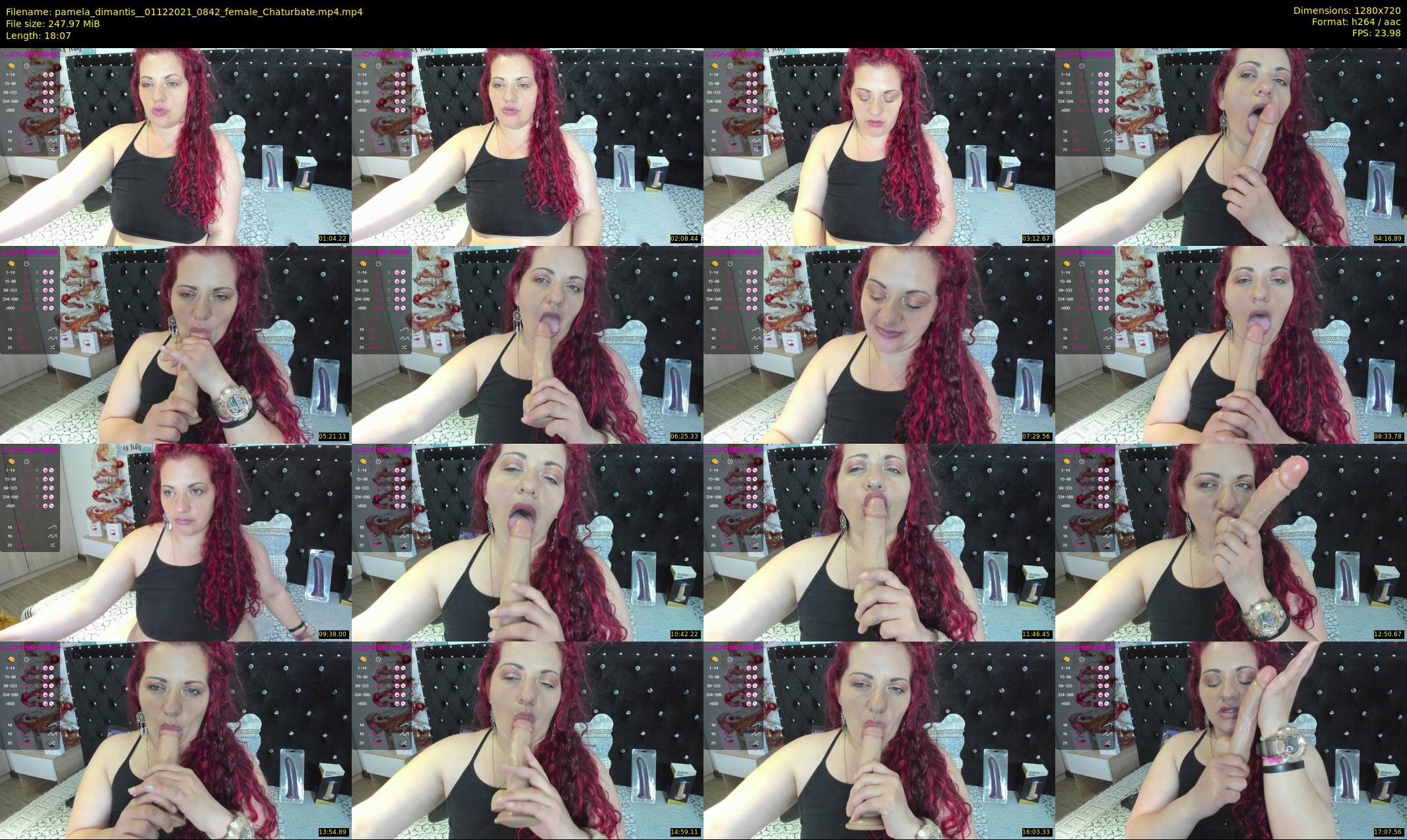 pamela_dimantis_ — 19 minute Chaturbate female cam show recording, 720p, Dec 1, 2021