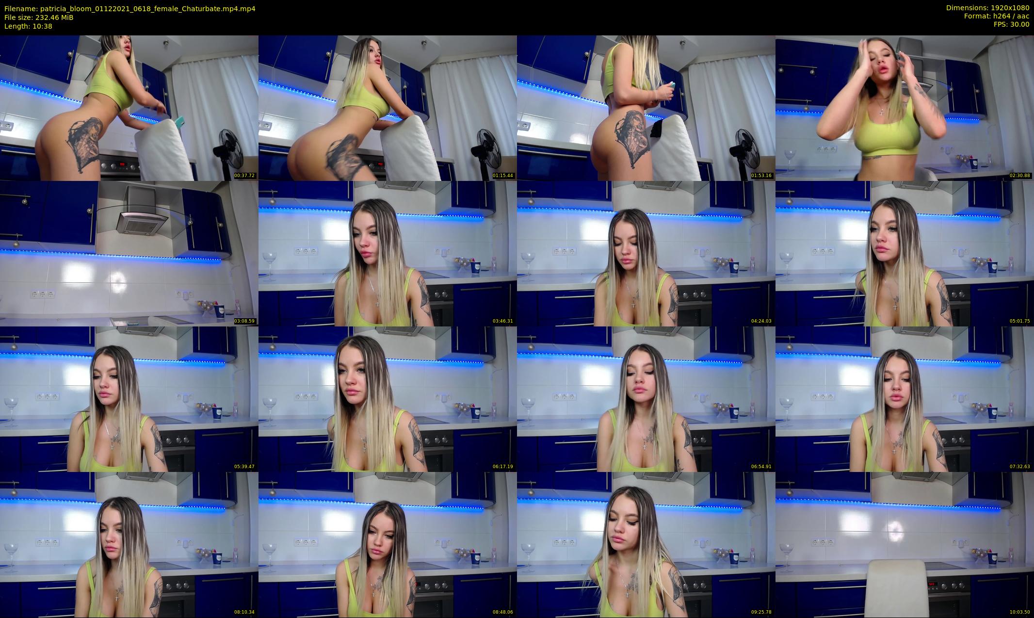 patricia_bloom — 11 minute Chaturbate female cam show recording, 1080p, Dec 1, 2021