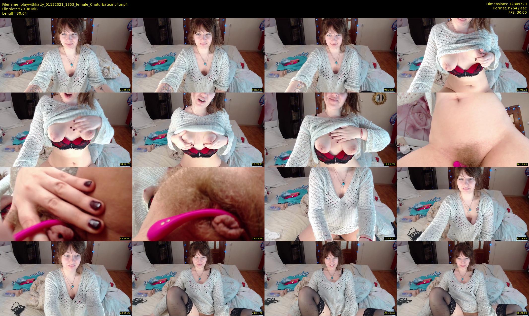 playwithkatty — 31 minute Chaturbate female cam show recording, 720p, Dec 1, 2021