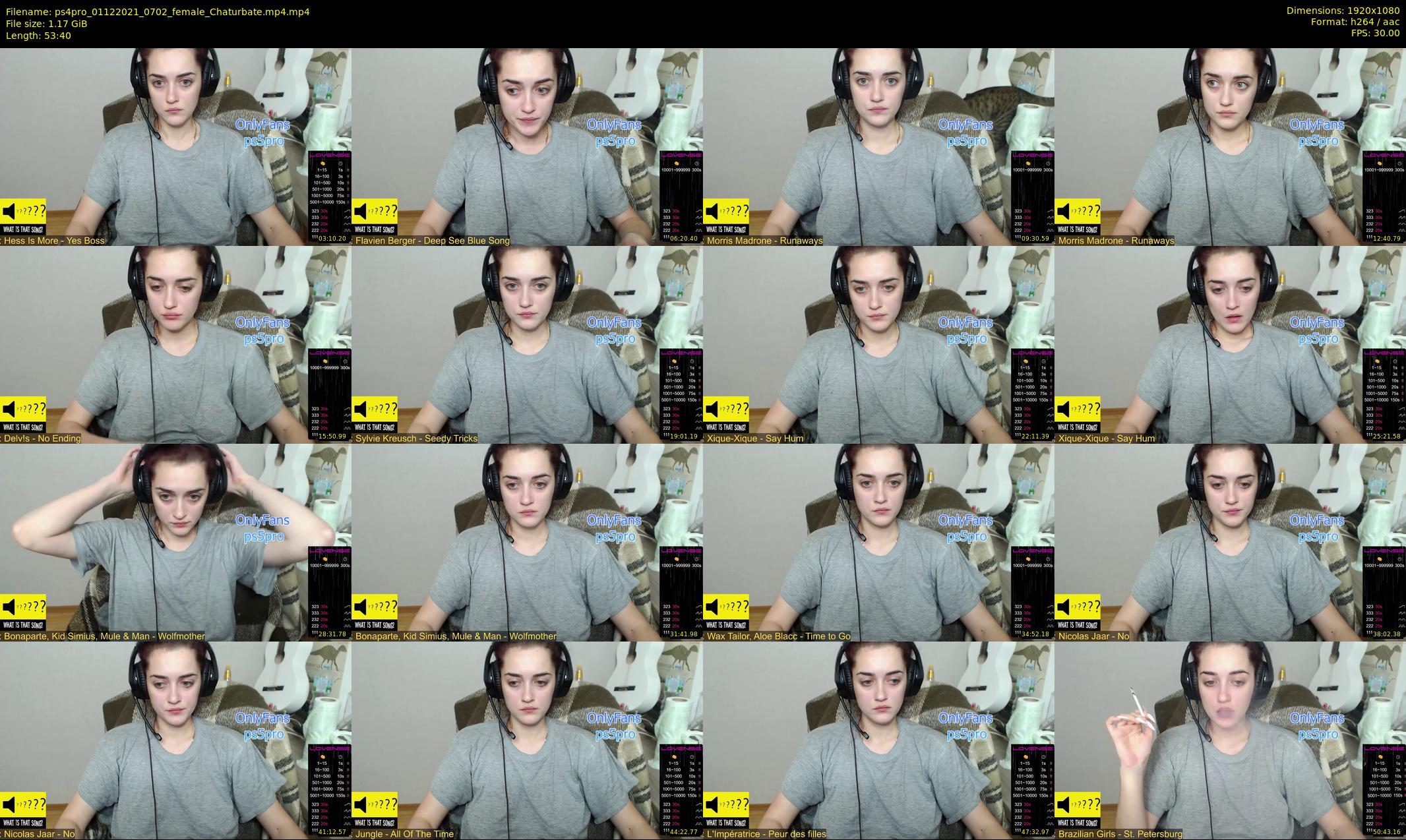 ps4pro — 54 minute Chaturbate female cam show recording, 1080p, Dec 1, 2021