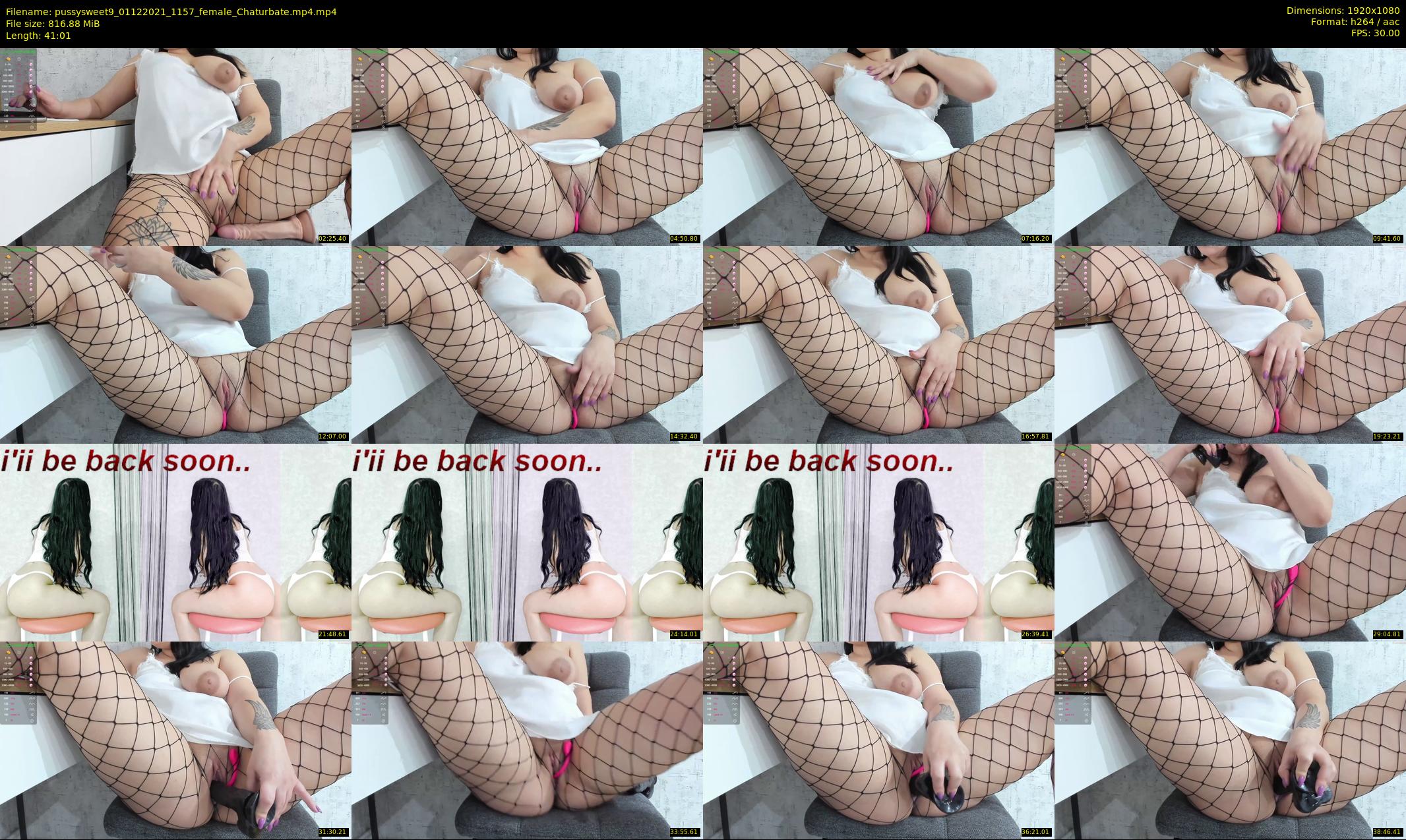 pussysweet9 — 42 minute Chaturbate female cam show recording, 1080p, Dec 1, 2021