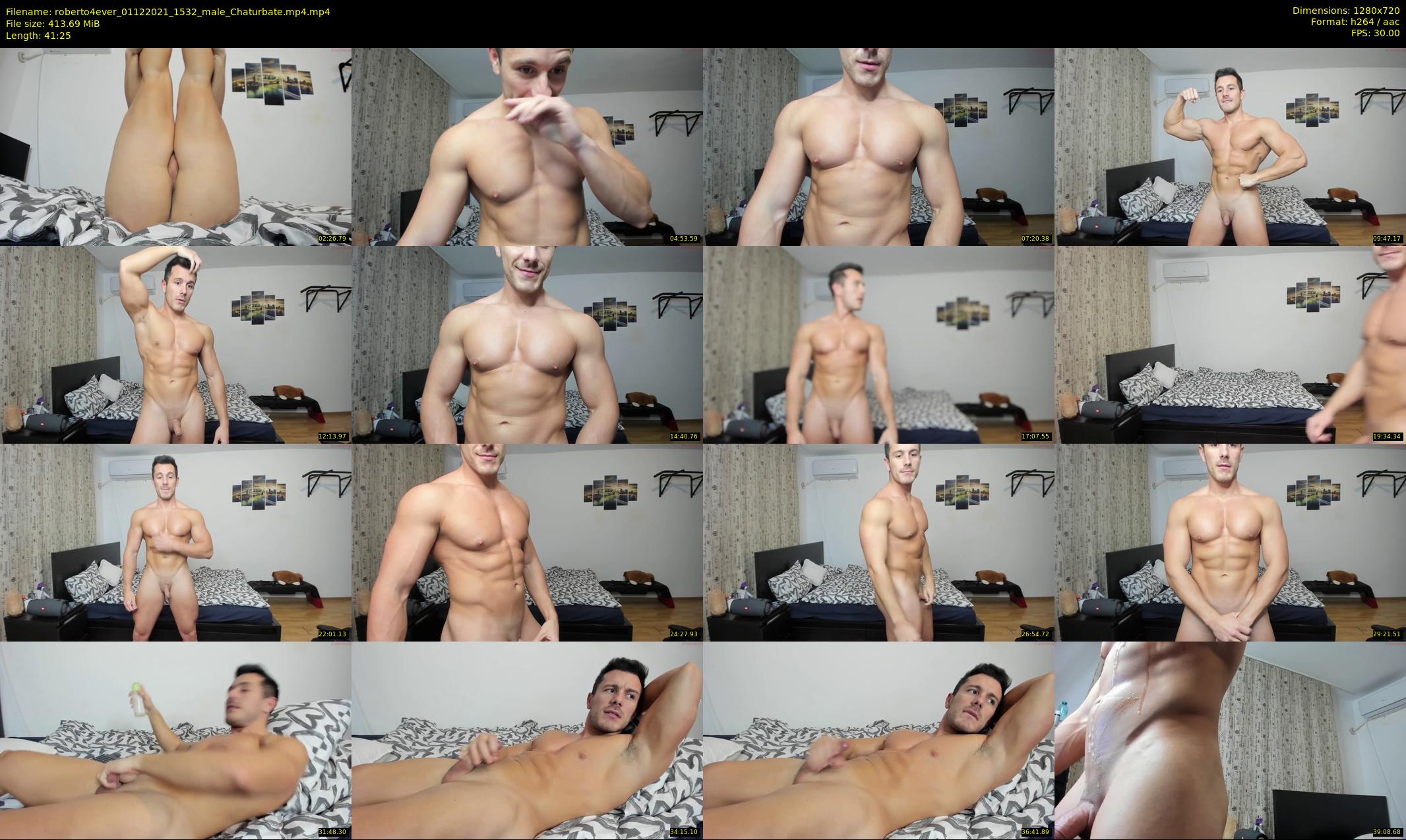 roberto4ever — 42 minute Chaturbate male cam show recording, 720p, Dec 1, 2021