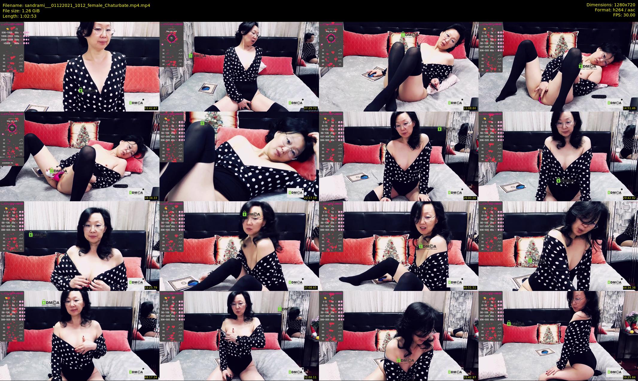 sandrami__ — 63 minute Chaturbate female cam show recording, 720p, Dec 1, 2021