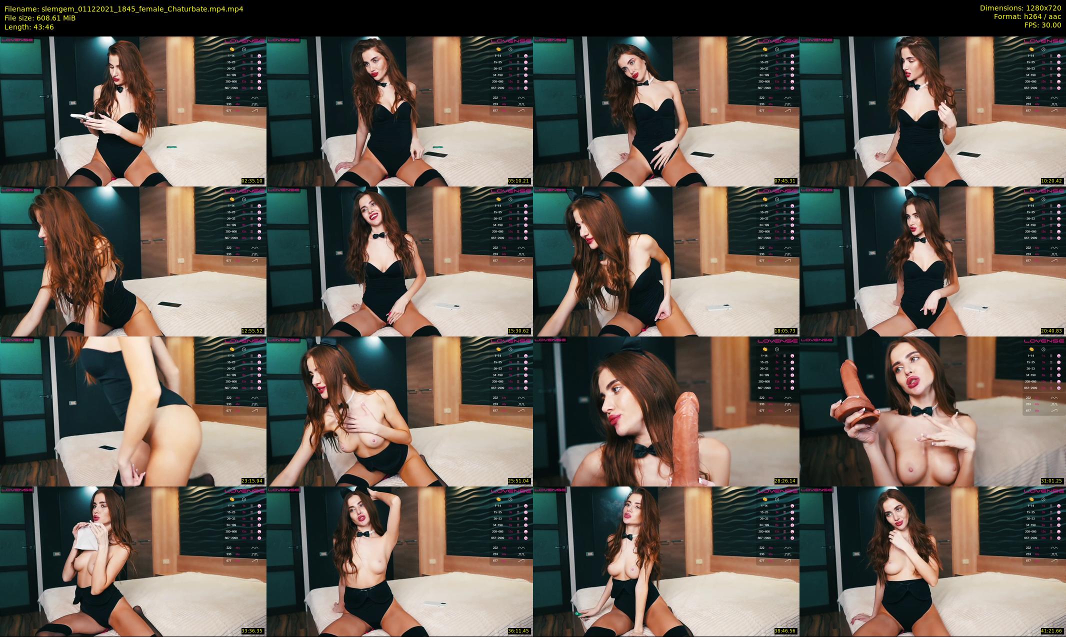 slemgem — 44 minute Chaturbate couple cam show recording, 720p, Dec 1, 2021