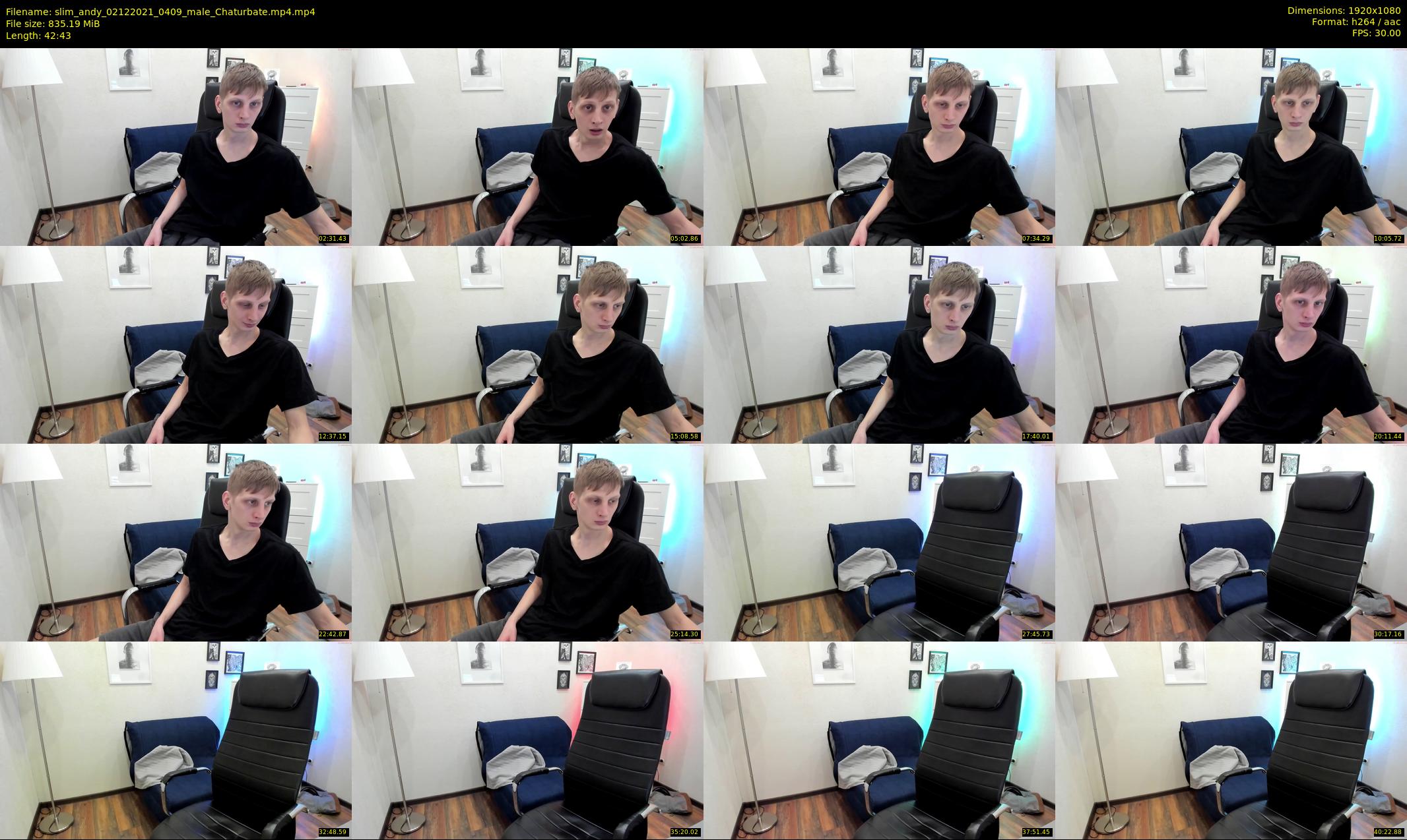 slim_andy — 43 minute Chaturbate male cam show recording, 1080p, Dec 2, 2021