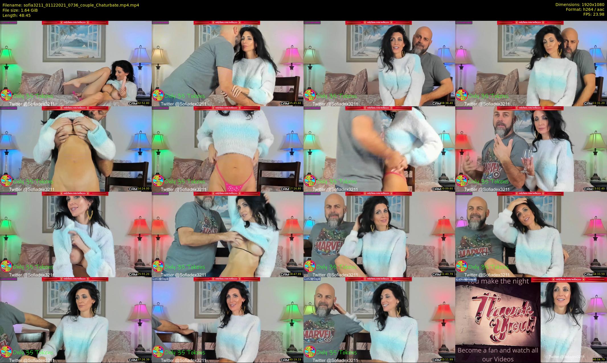 sofia3211 — 49 minute Chaturbate couple cam show recording, 1080p, Dec 1, 2021
