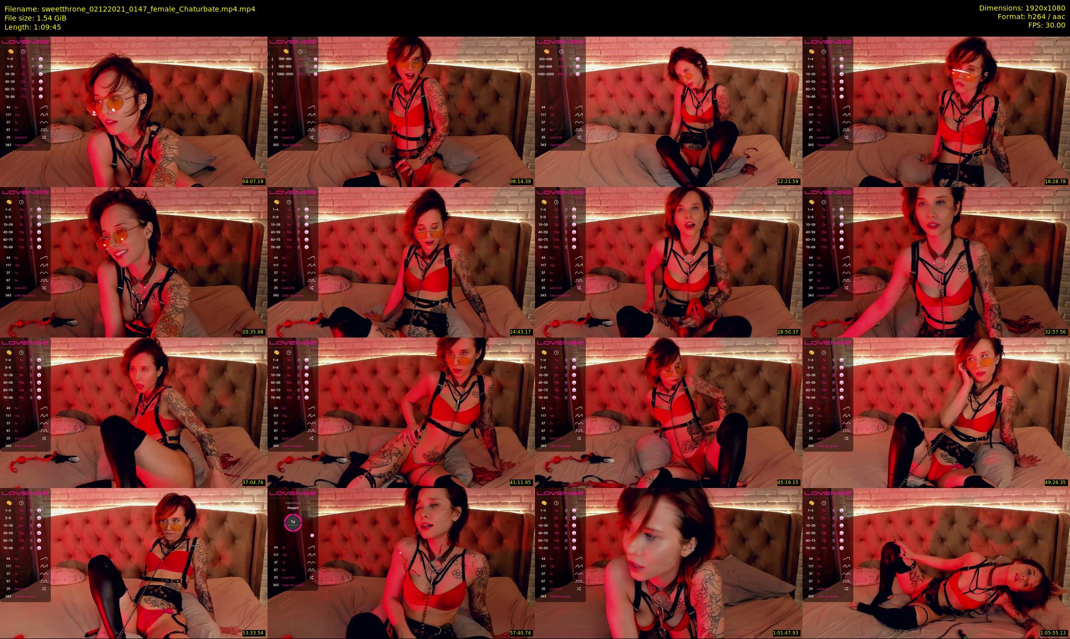 sweetthrone — 70 minute Chaturbate couple cam show recording, 1080p, Dec 2, 2021