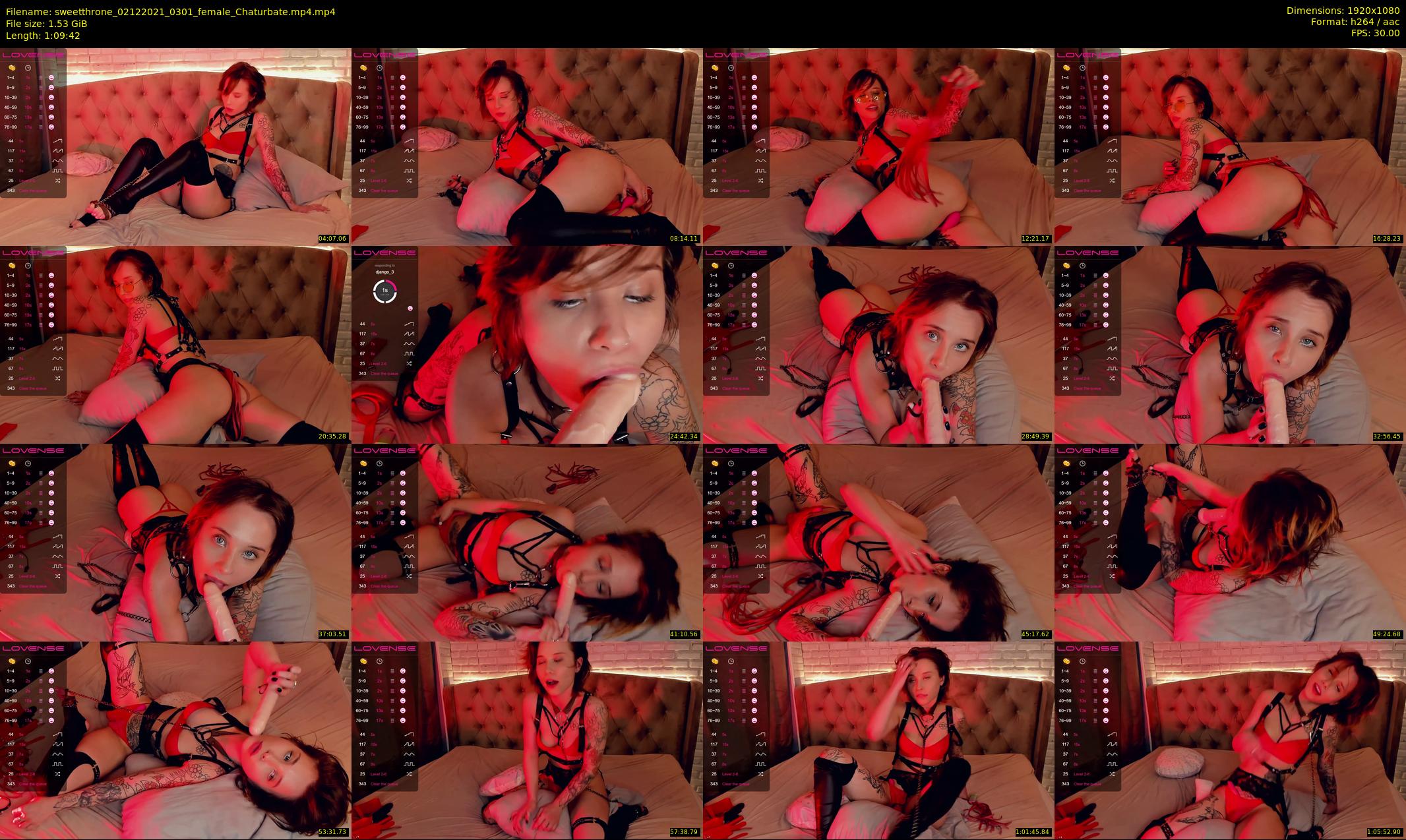 sweetthrone — 70 minute Chaturbate couple cam show recording, 1080p, Dec 2, 2021