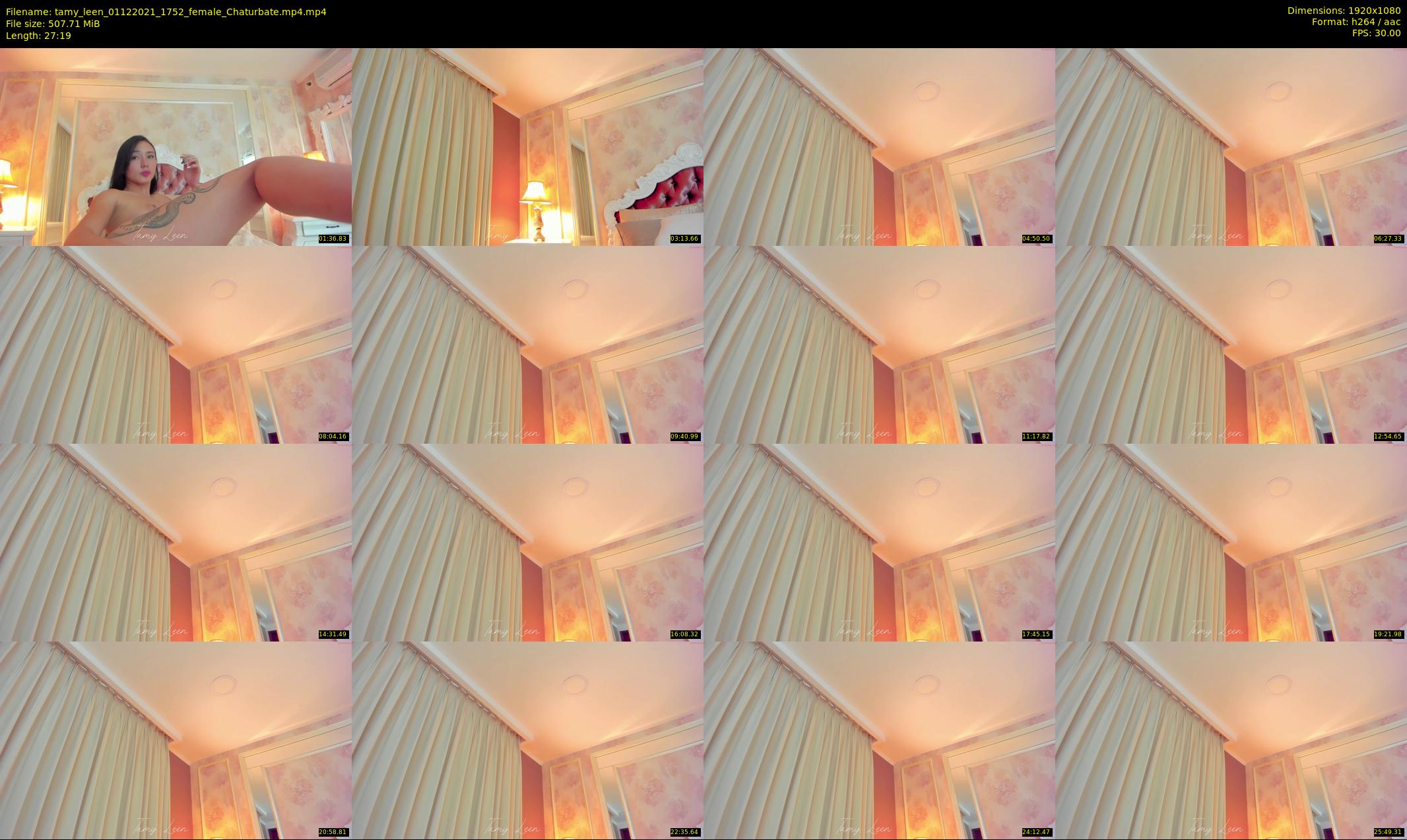 tamy_leen — 28 minute Chaturbate female cam show recording, 1080p, Dec 1, 2021