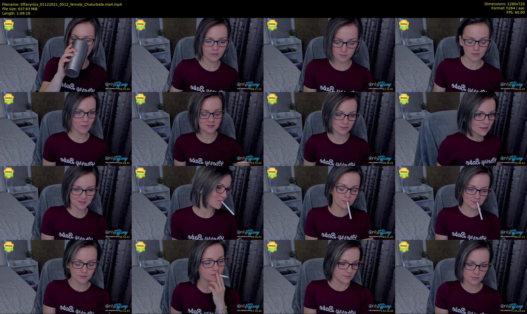 tiffanyriox — 70 minute Chaturbate female cam show recording, 720p, Dec 1, 2021