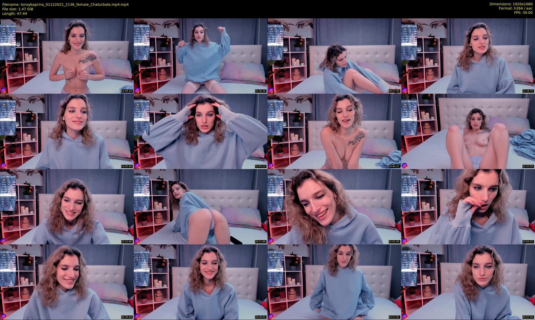 tonsykaprina — 48 minute Chaturbate couple cam show recording, 1080p, Dec 1, 2021