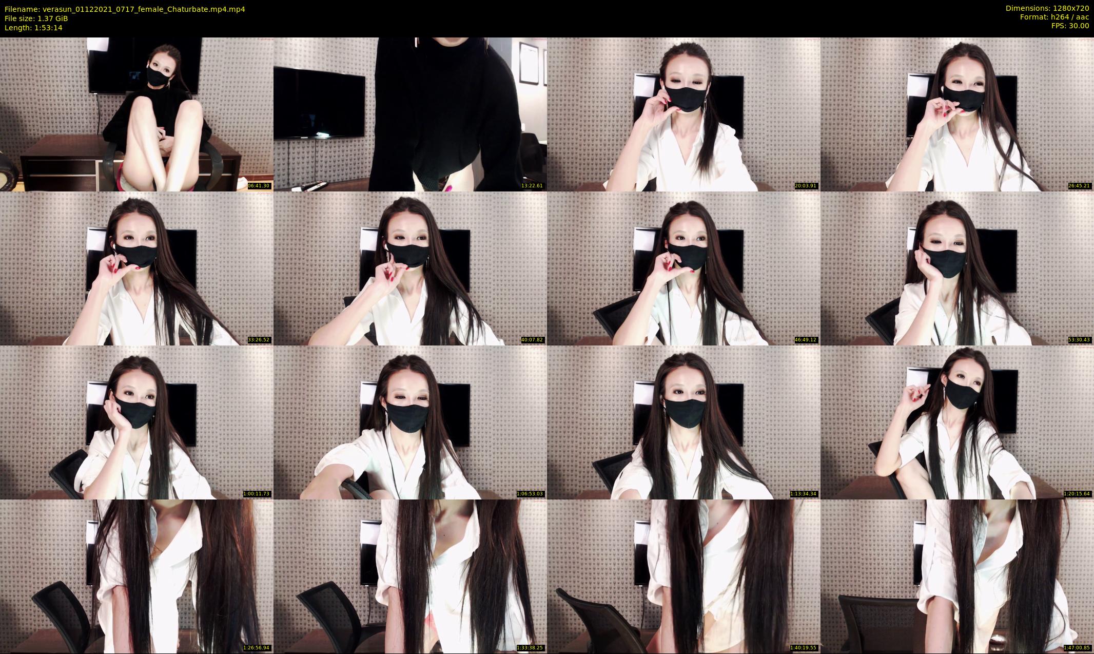 verasun — 114 minute Chaturbate female cam show recording, 720p, Dec 1, 2021