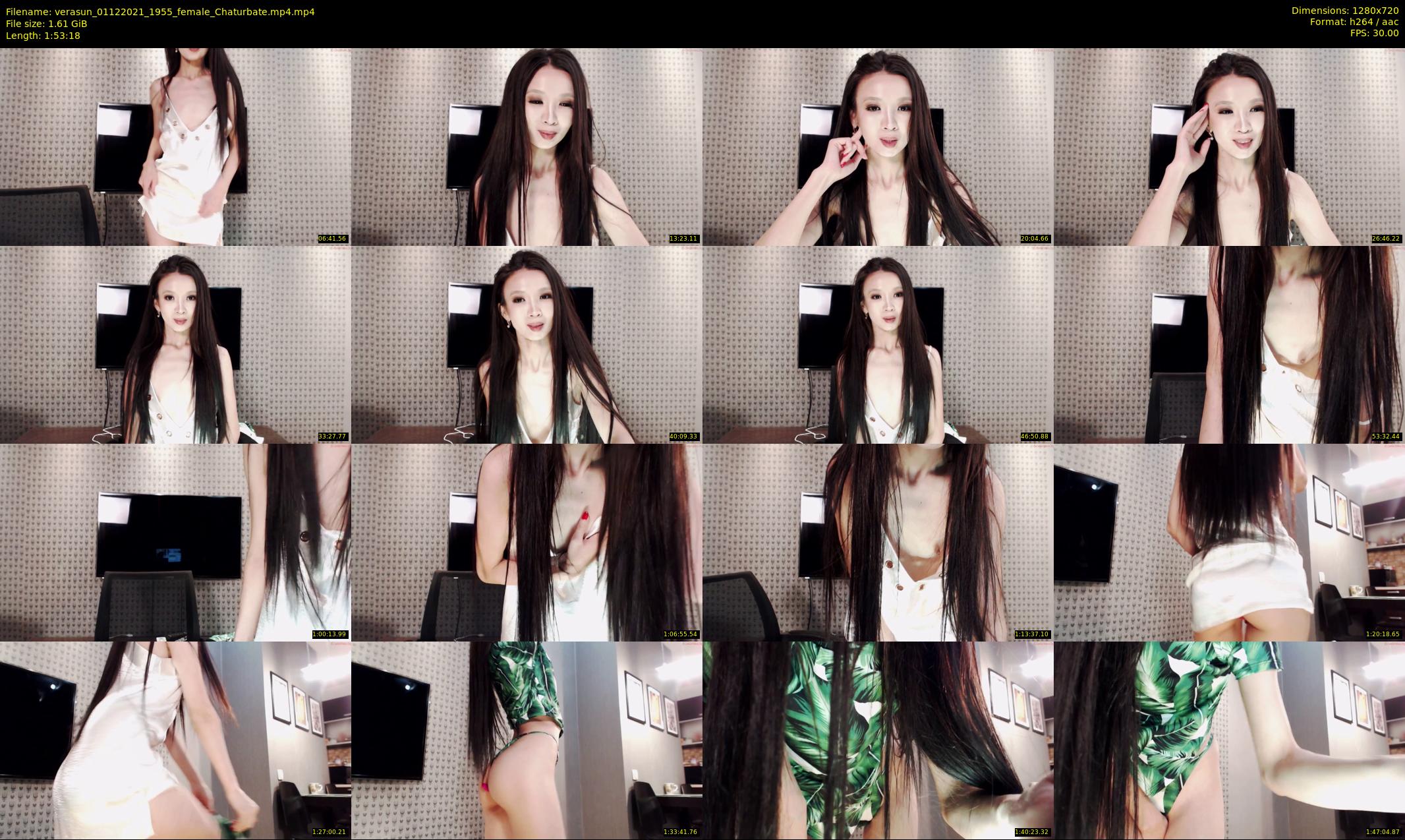 verasun — 114 minute Chaturbate female cam show recording, 720p, Dec 1, 2021