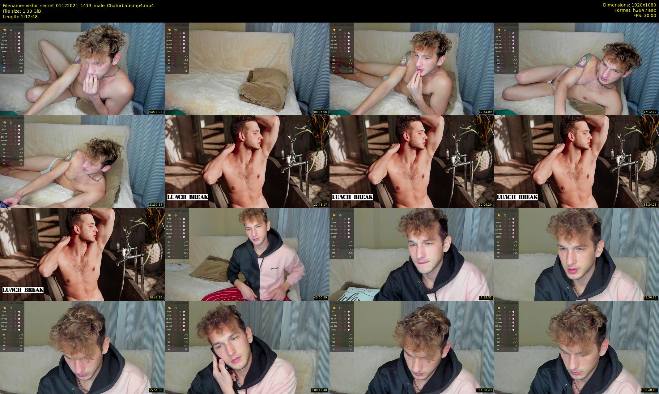 viktor_secret — 73 minute Chaturbate male cam show recording, 1080p, Dec 1, 2021