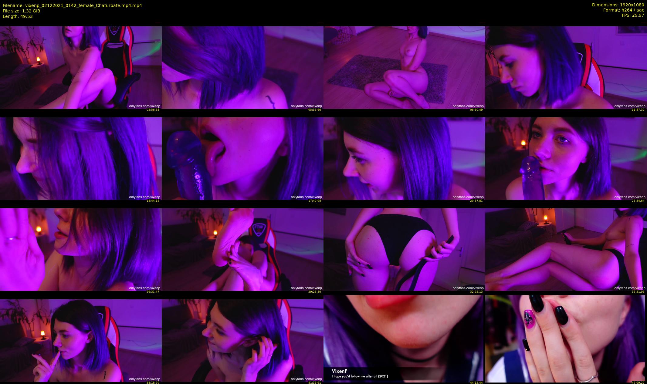 vixenp — 50 minute Chaturbate female cam show recording, 1080p, Dec 2, 2021