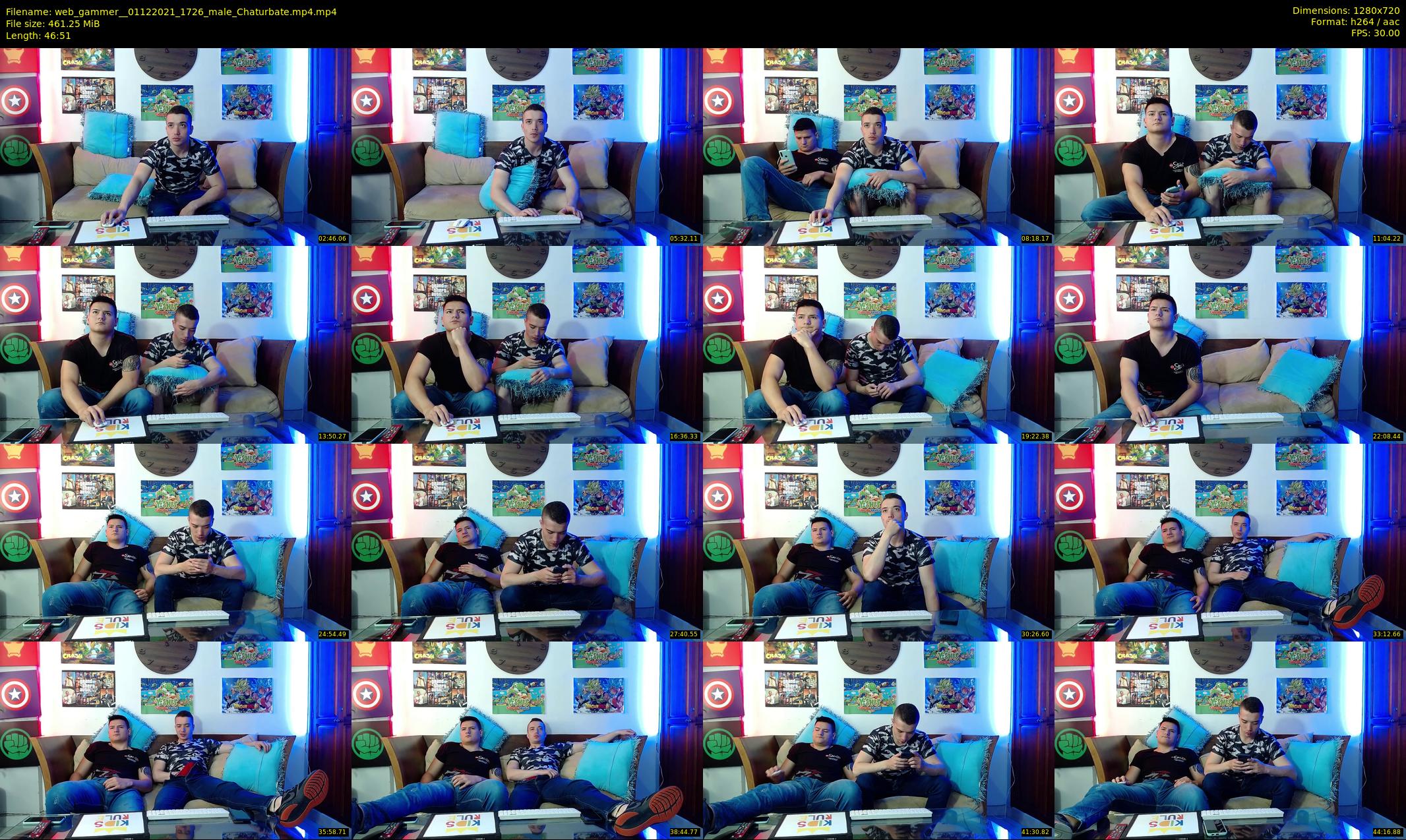 web_gammer_ — 47 minute Chaturbate male cam show recording, 720p, Dec 1, 2021
