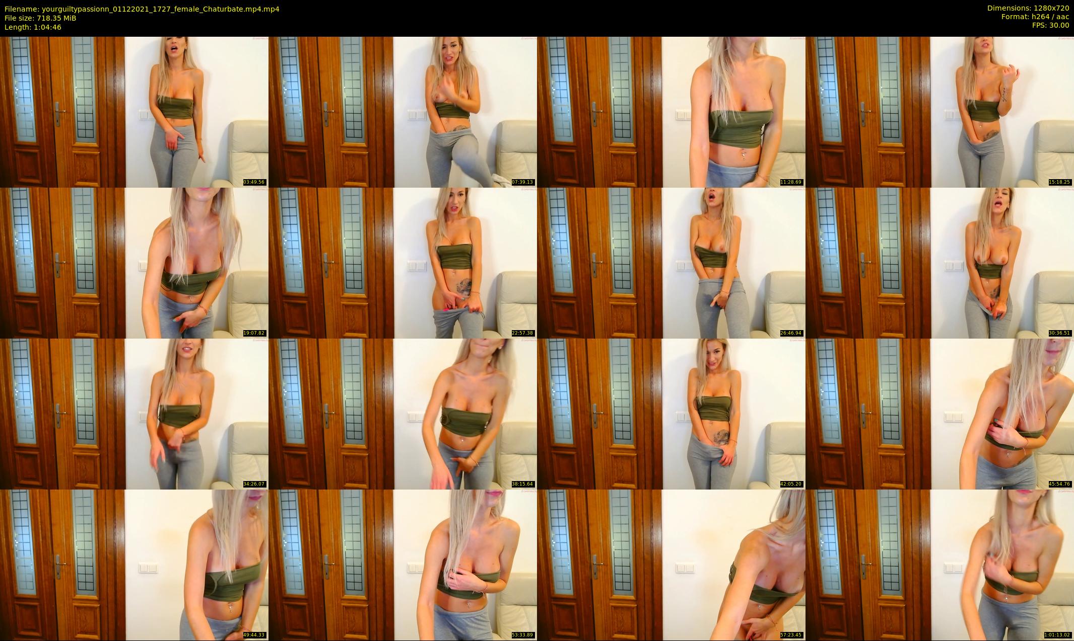 yourguiltypassionn — 65 minute Chaturbate female cam show recording, 720p, Dec 1, 2021