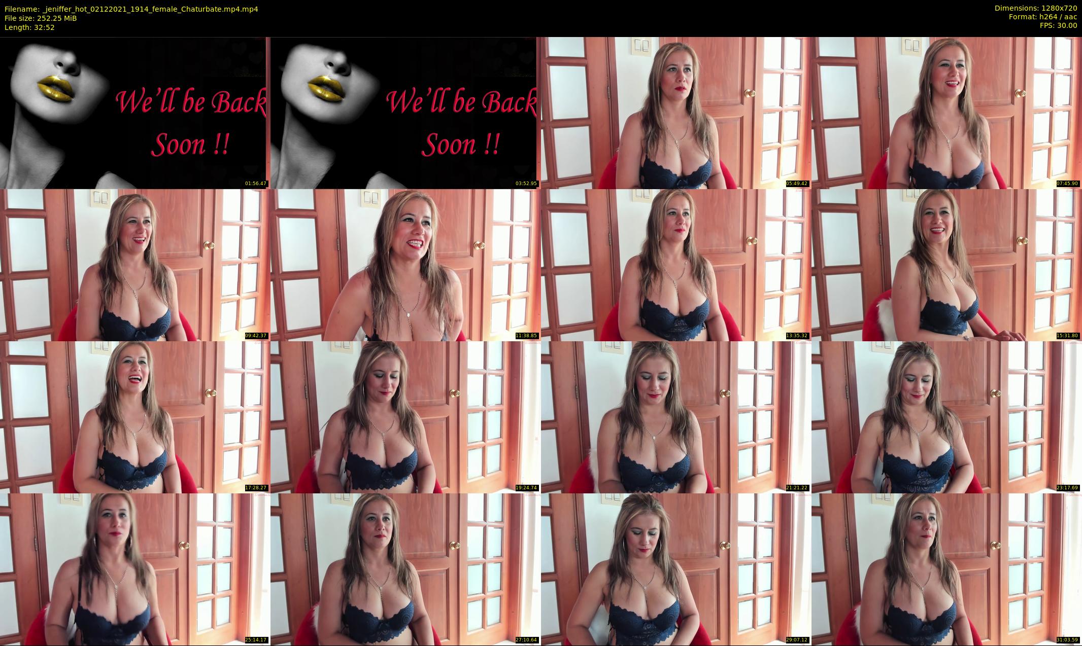 _jeniffer_hot — 33 minute Chaturbate female cam show recording, 720p, Dec 2, 2021