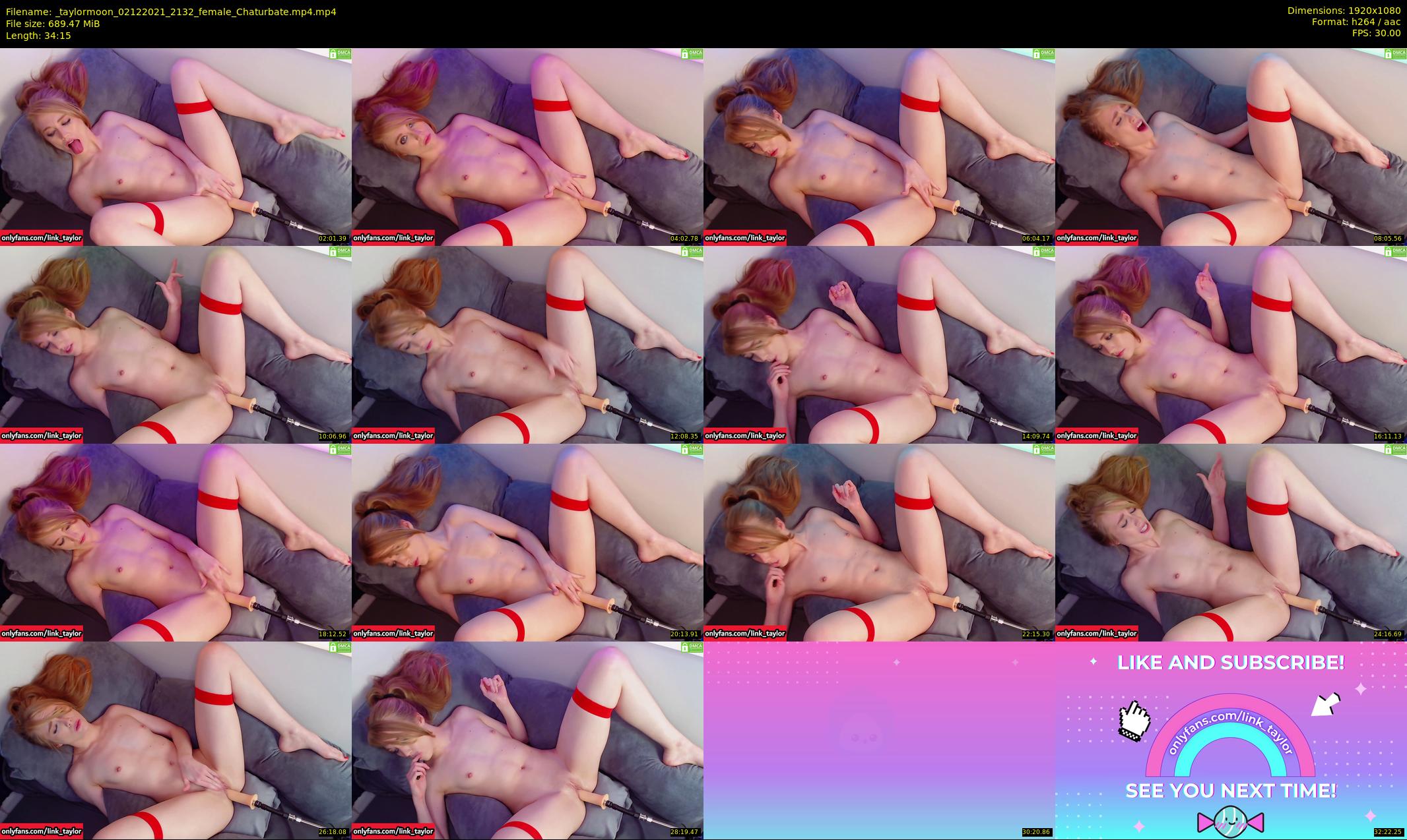 _taylormoon — 35 minute Chaturbate female cam show recording, 1080p, Dec 2, 2021
