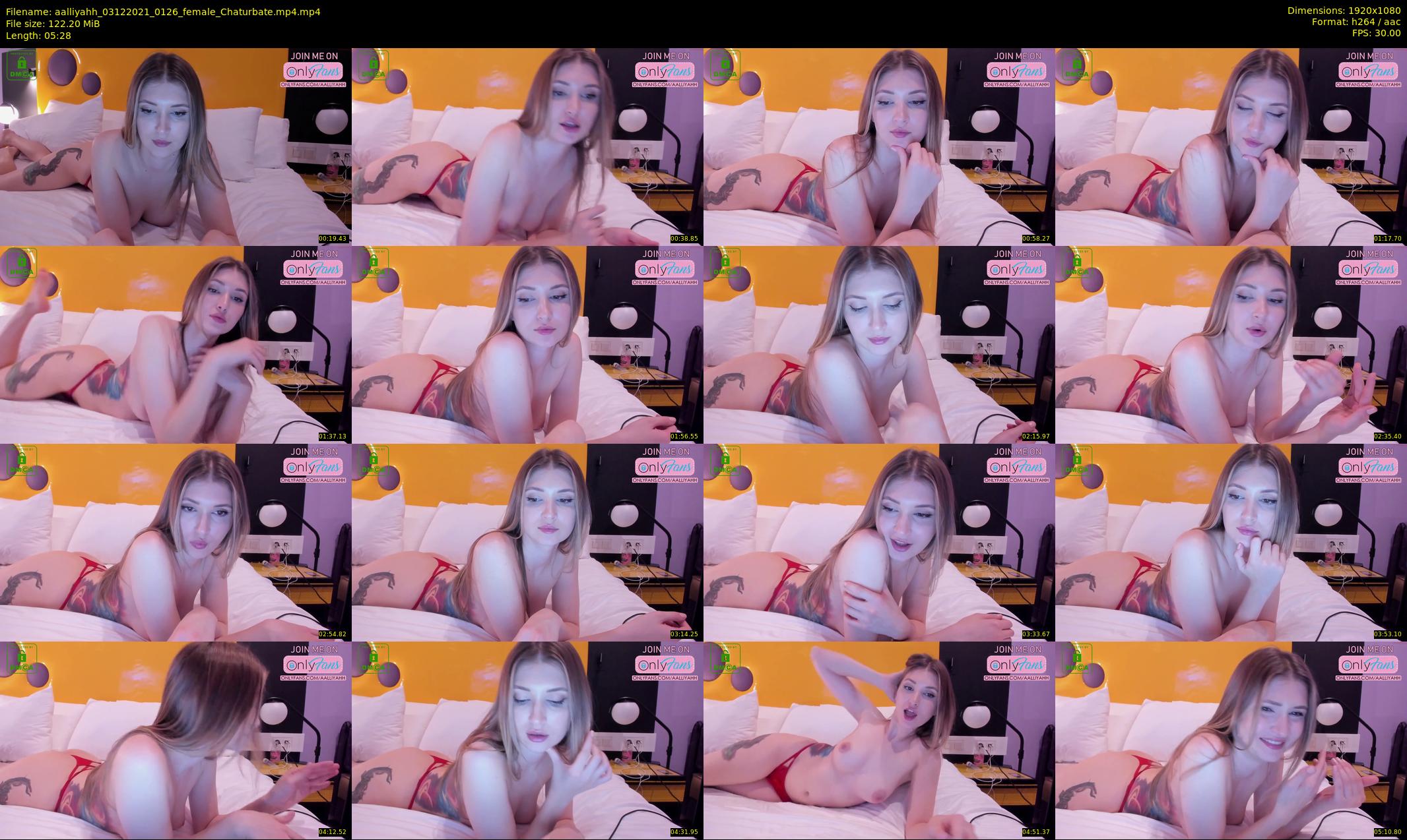 aalliyahh — 6 minute Chaturbate female cam show recording, 1080p, Dec 3, 2021