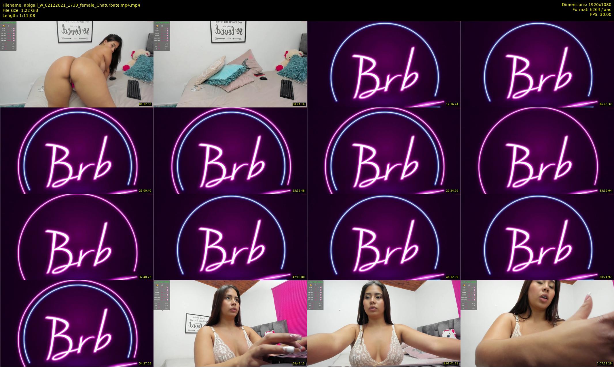 abigail_w — 72 minute Chaturbate female cam show recording, 1080p, Dec 2, 2021