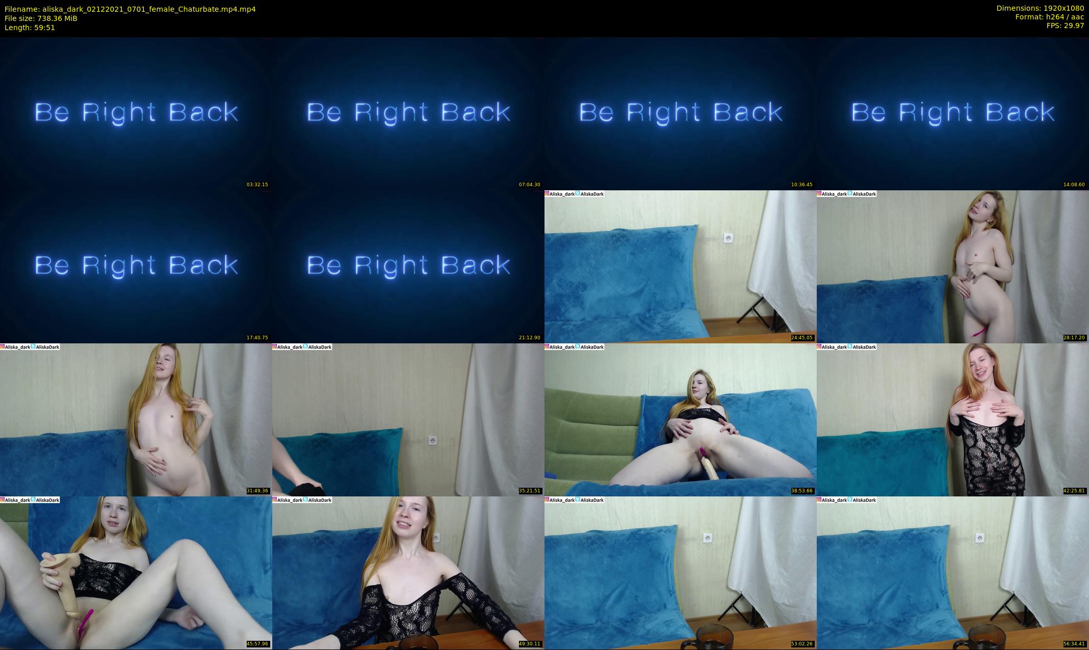 aliska_dark — 60 minute Chaturbate female cam show recording, 1080p, Dec 2, 2021