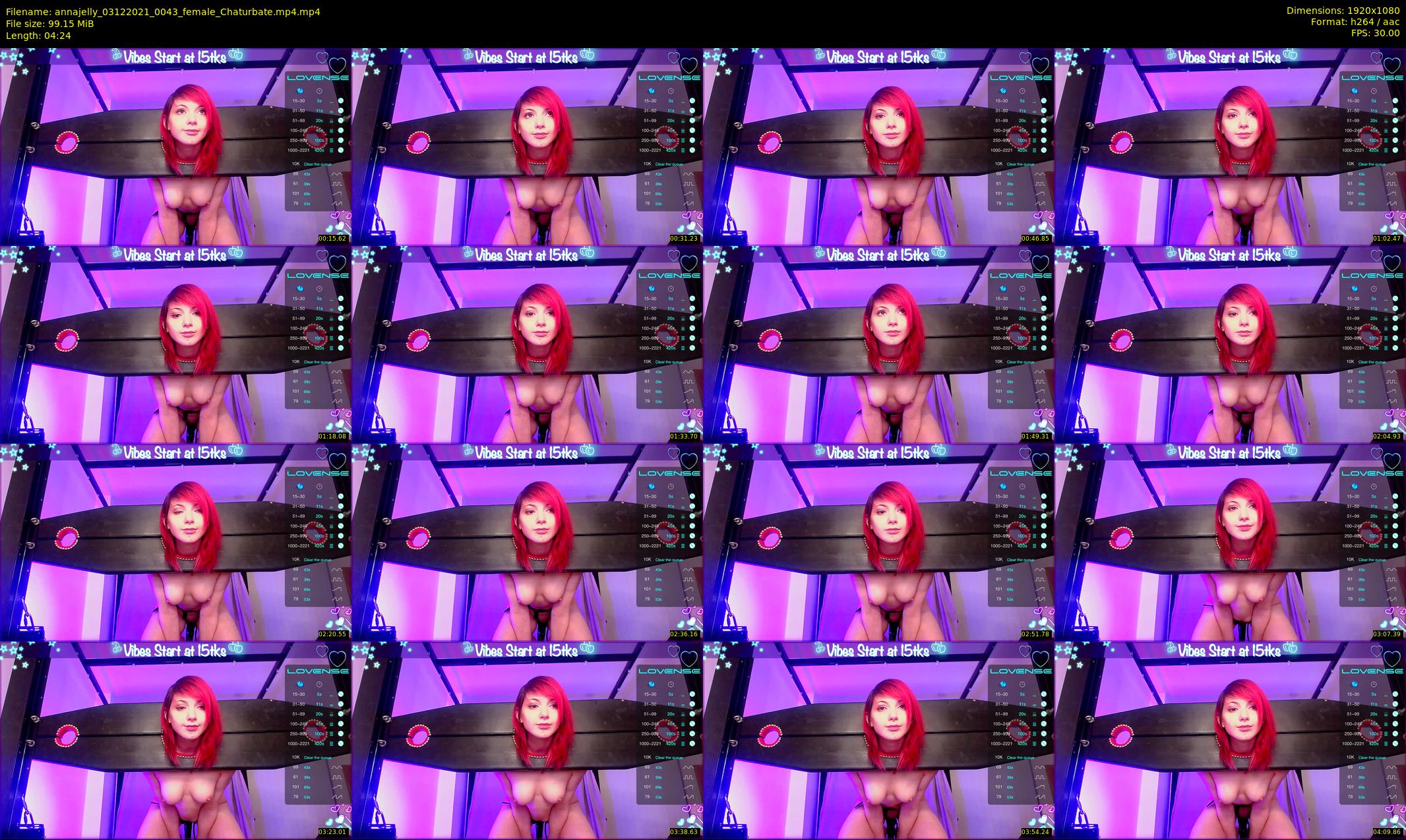 annajelly — 5 minute Chaturbate couple cam show recording, 1080p, Dec 3, 2021