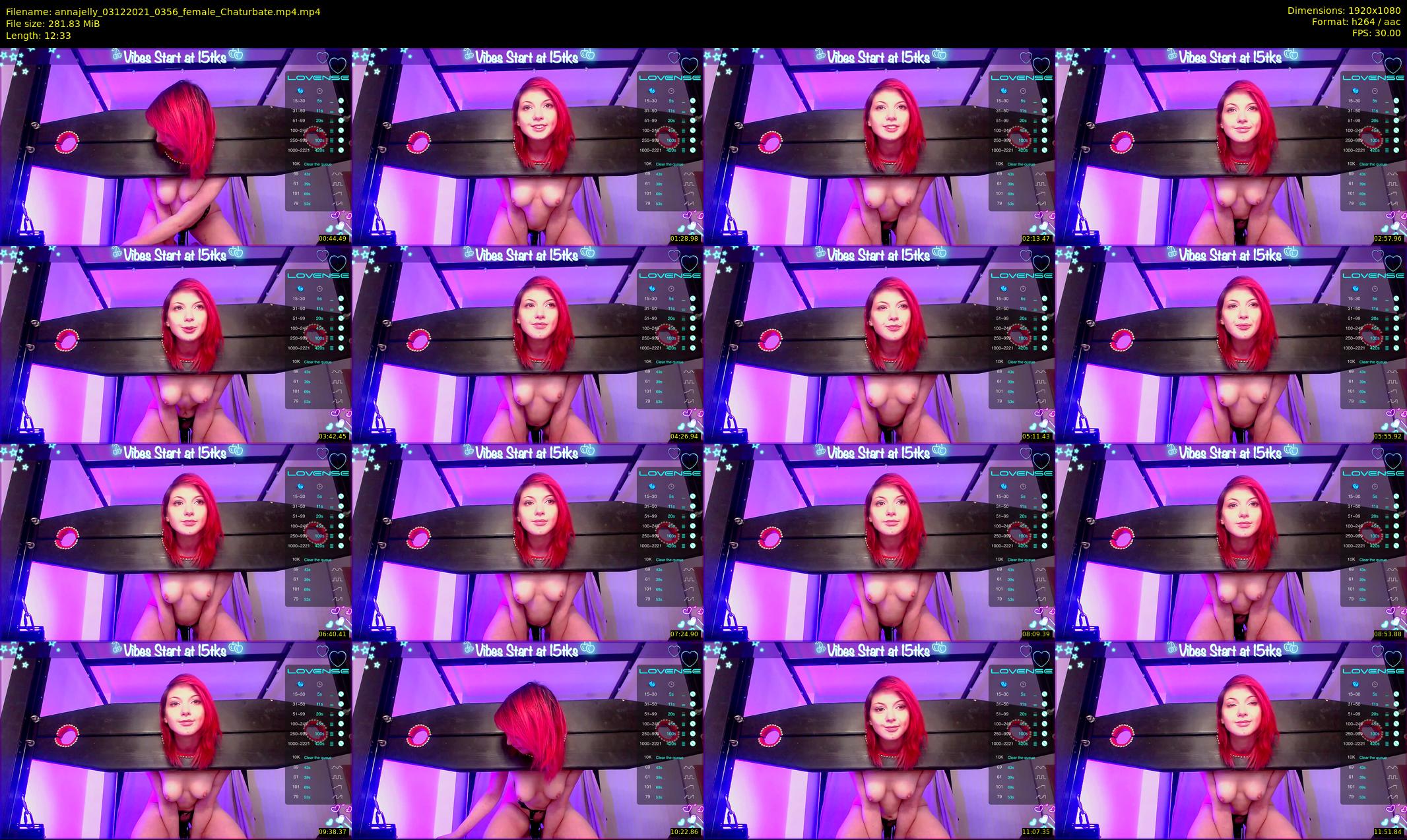 annajelly — 13 minute Chaturbate couple cam show recording, 1080p, Dec 3, 2021