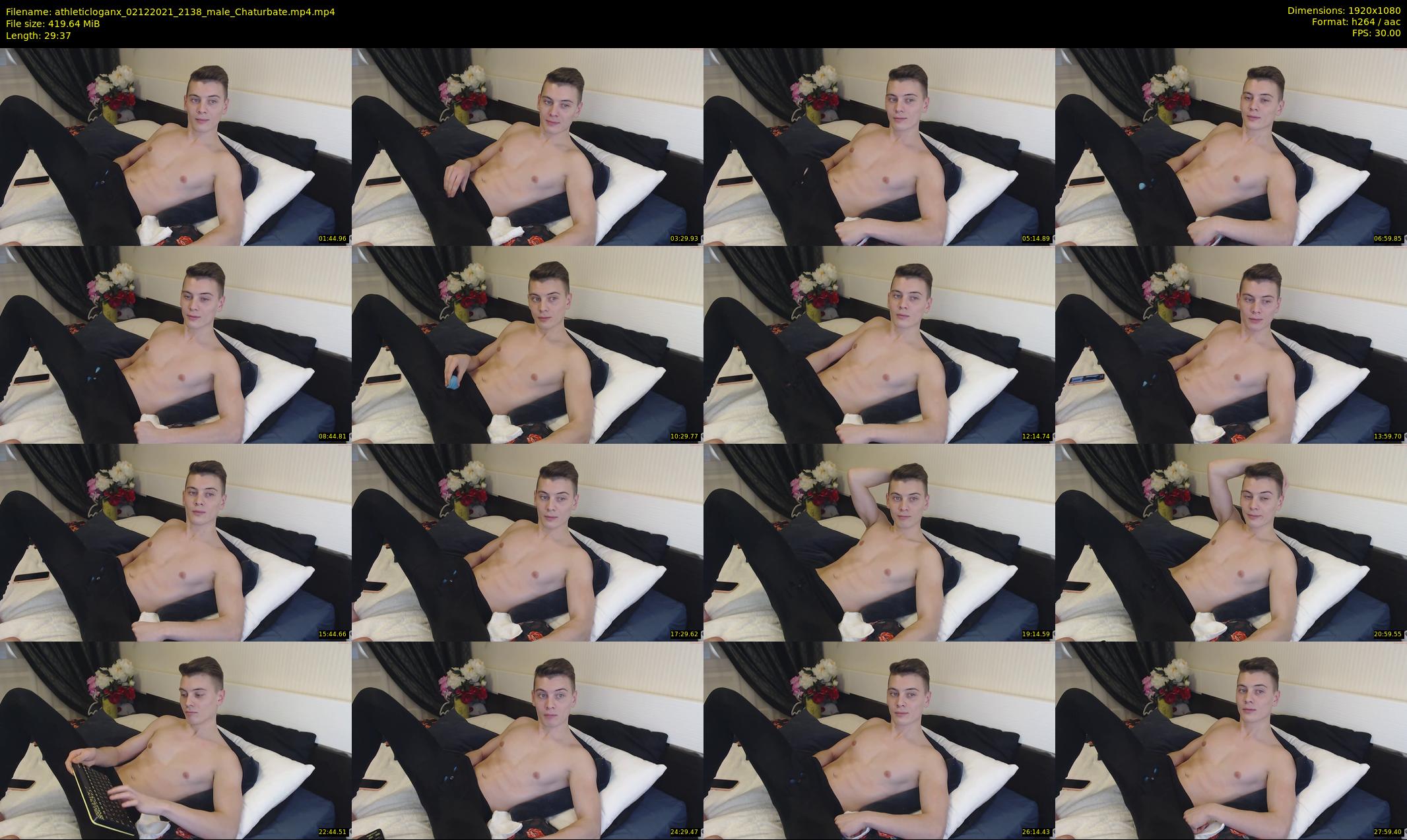 athleticloganx — 30 minute Chaturbate male cam show recording, 1080p, Dec 2, 2021