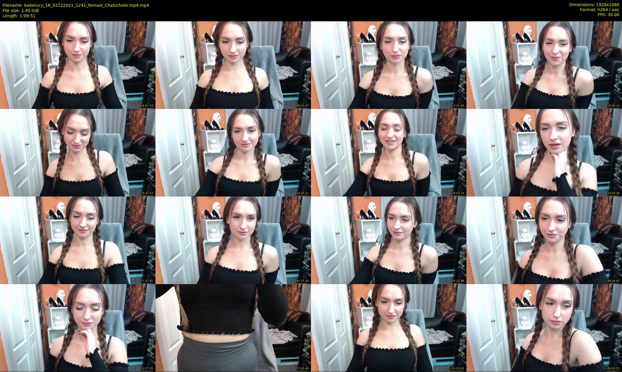 babelucy_18 — 70 minute Chaturbate female cam show recording, 1080p, Dec 2, 2021
