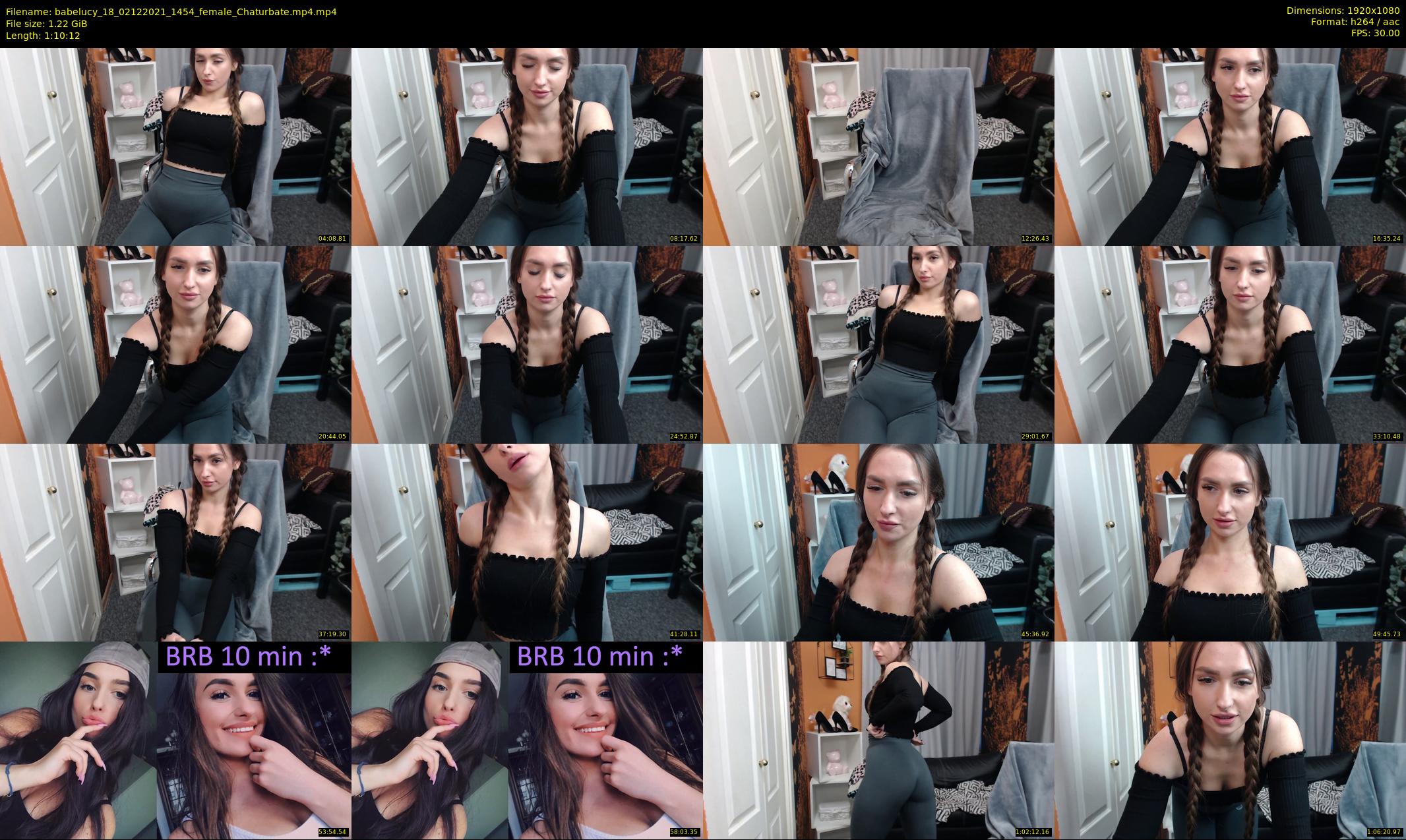 babelucy_18 — 71 minute Chaturbate female cam show recording, 1080p, Dec 2, 2021