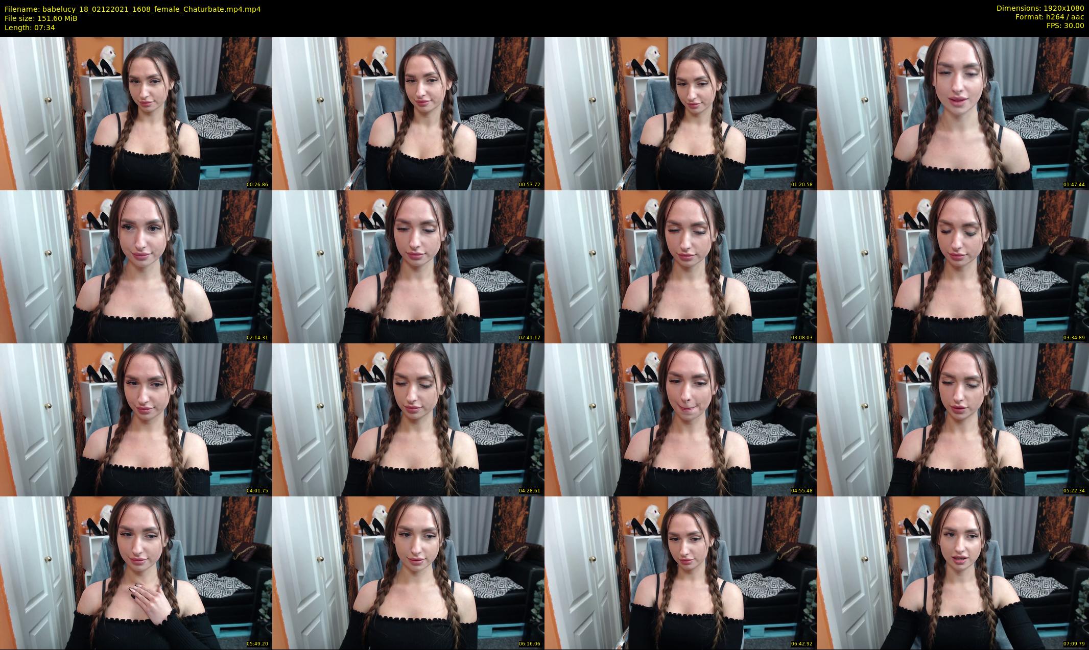 babelucy_18 — 8 minute Chaturbate female cam show recording, 1080p, Dec 2, 2021