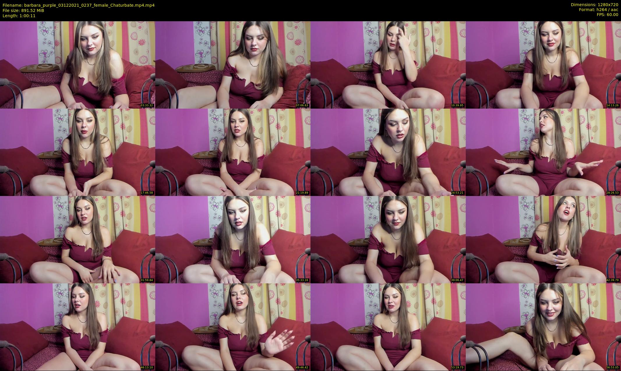 barbara_purple — 61 minute Chaturbate female cam show recording, 720p, Dec 3, 2021