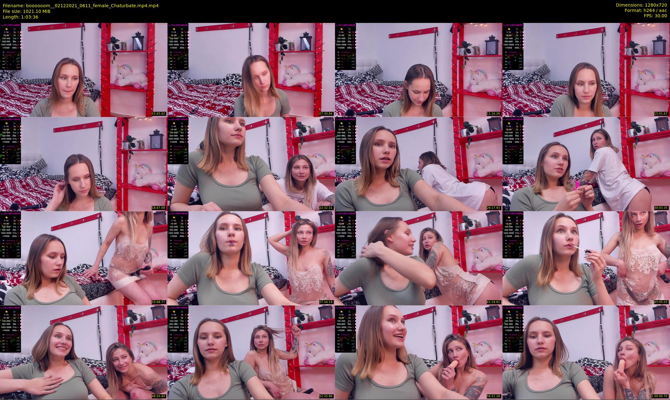 boooooom_ — 64 minute Chaturbate female cam show recording, 720p, Dec 2, 2021