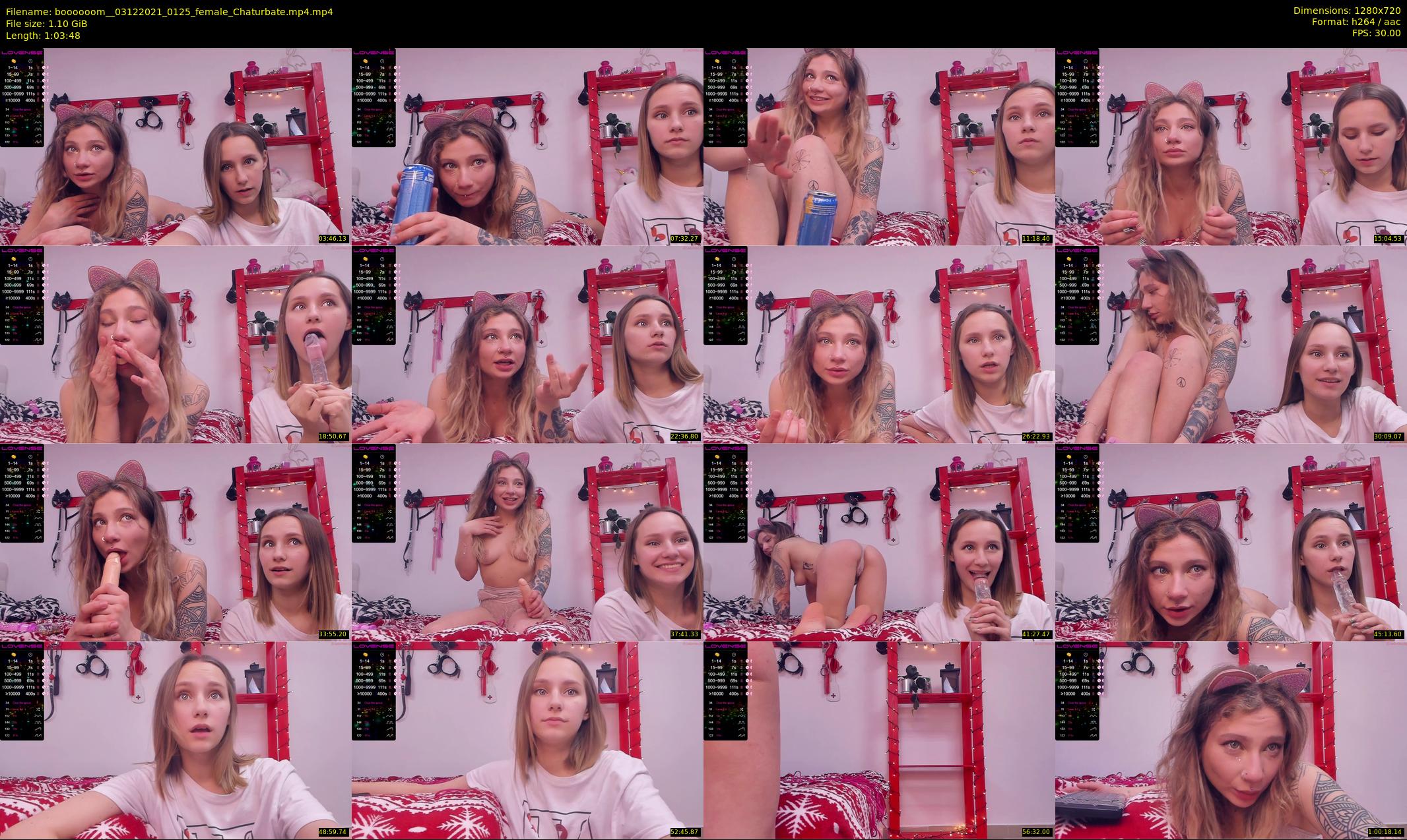 boooooom_ — 64 minute Chaturbate female cam show recording, 720p, Dec 3, 2021