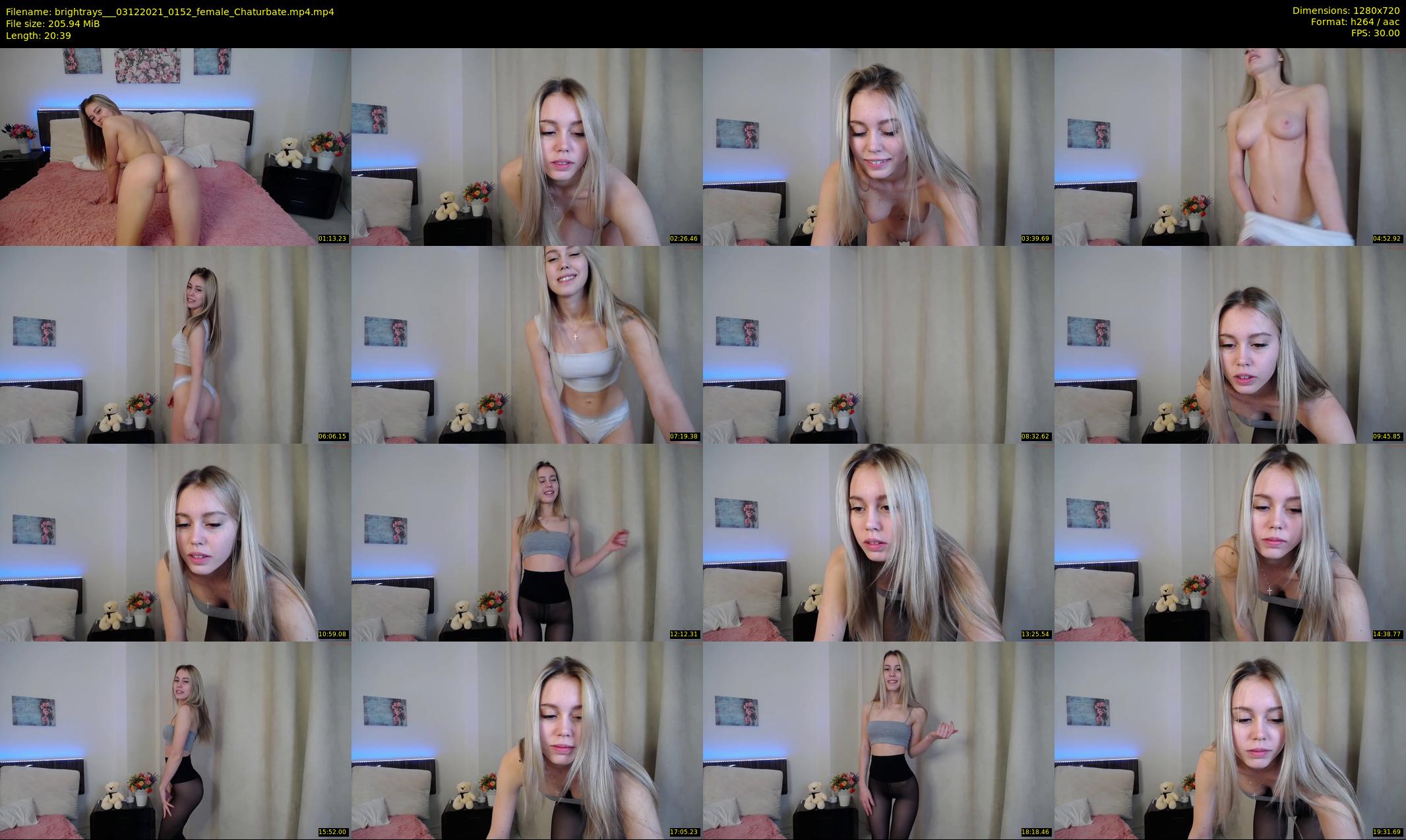 brightrays__ — 21 minute Chaturbate female cam show recording, 720p, Dec 3, 2021