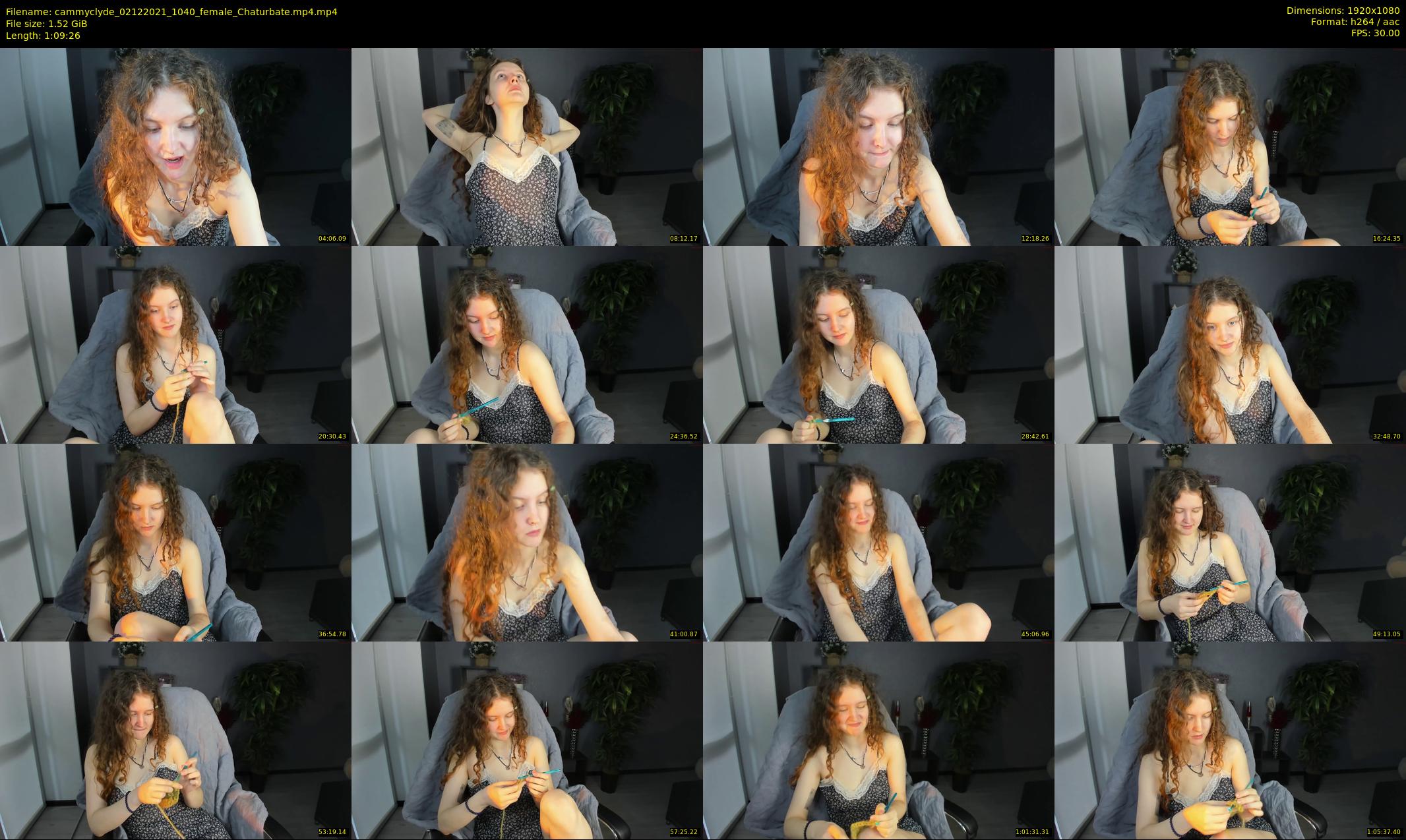 cammyclyde — 70 minute Chaturbate female cam show recording, 1080p, Dec 2, 2021