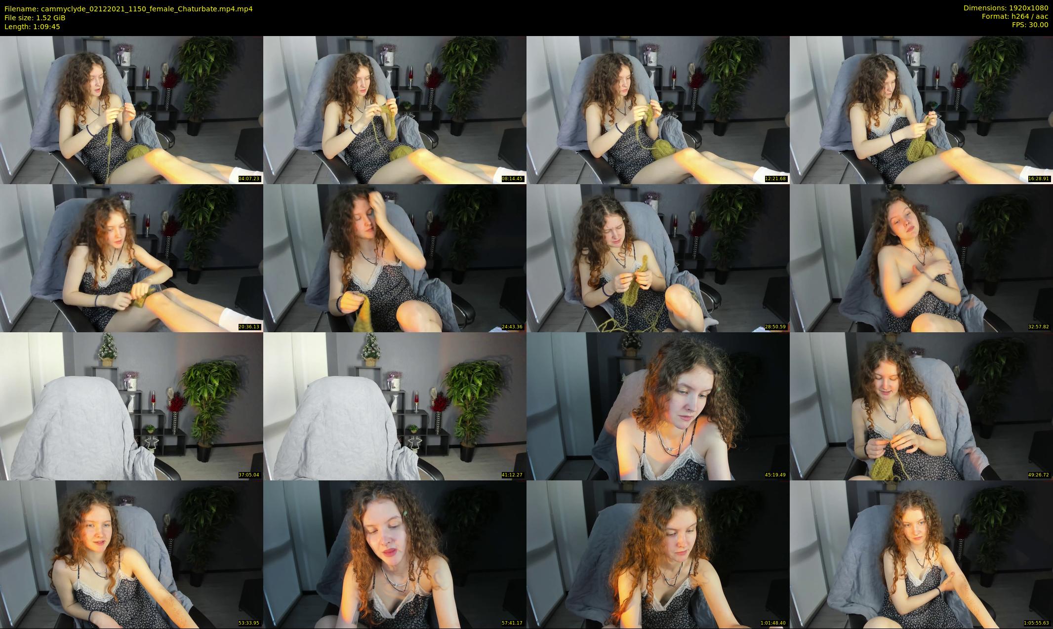 cammyclyde — 70 minute Chaturbate female cam show recording, 1080p, Dec 2, 2021