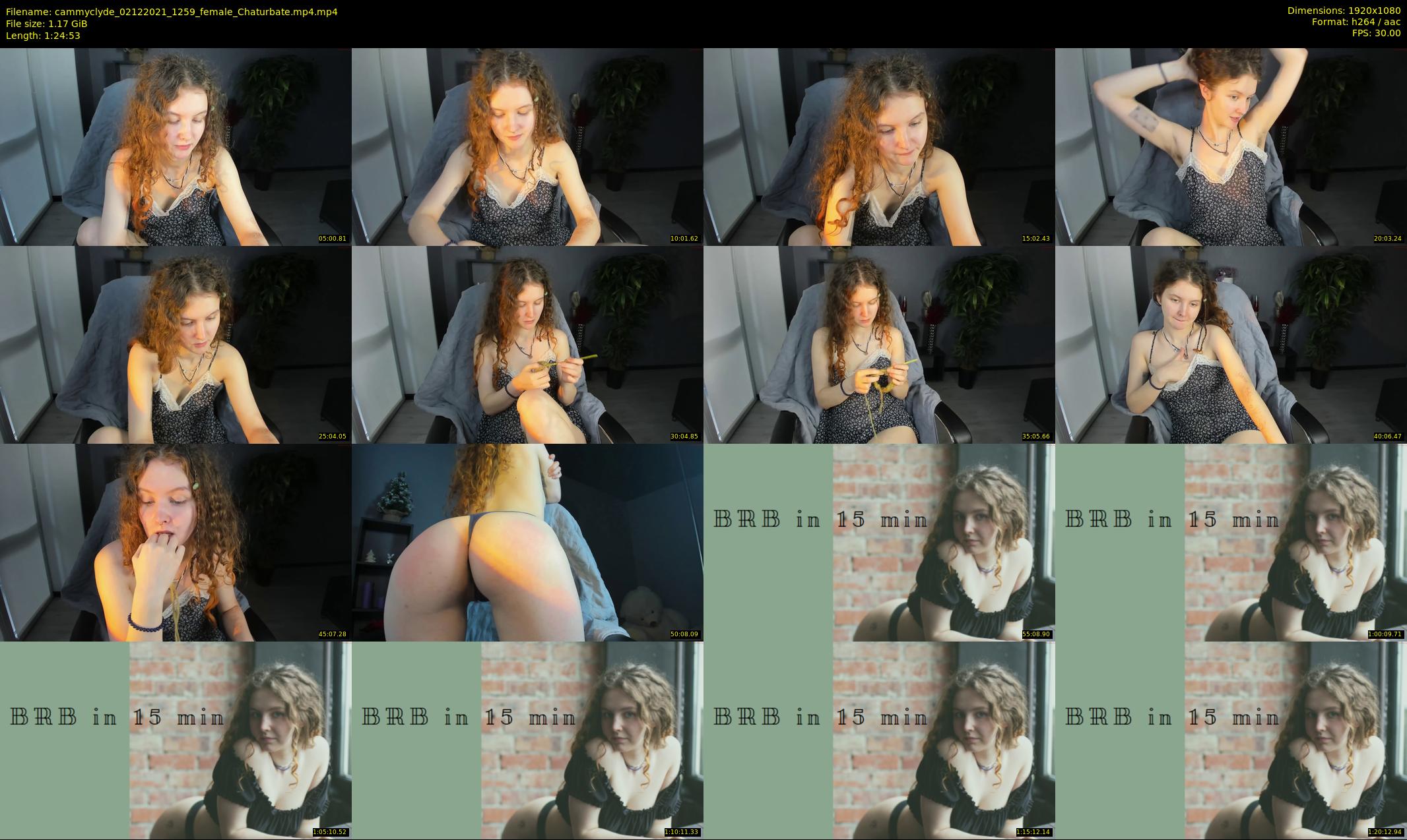 cammyclyde — 85 minute Chaturbate female cam show recording, 1080p, Dec 2, 2021