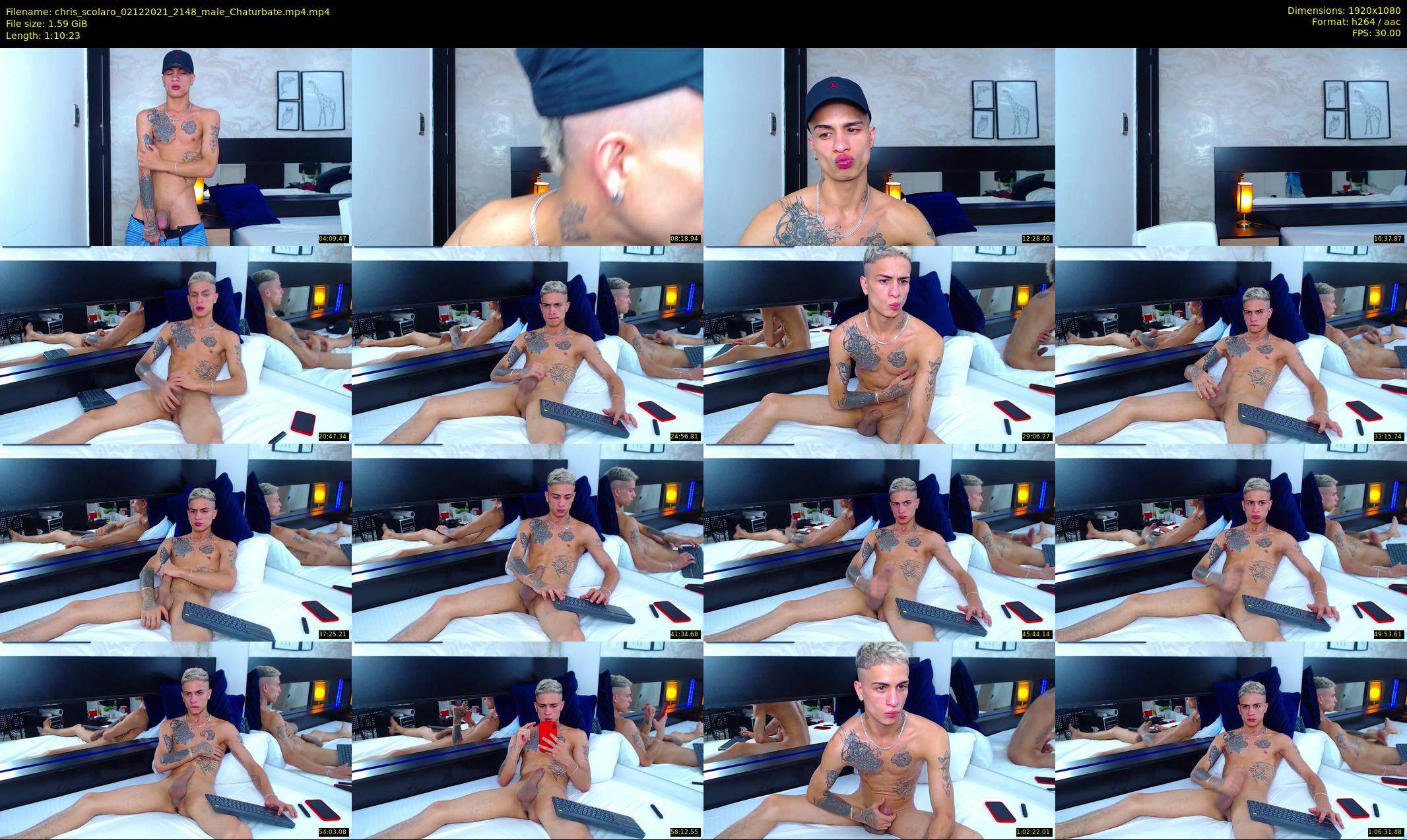 chris_scolaro — 71 minute Chaturbate male cam show recording, 1080p, Dec 2, 2021