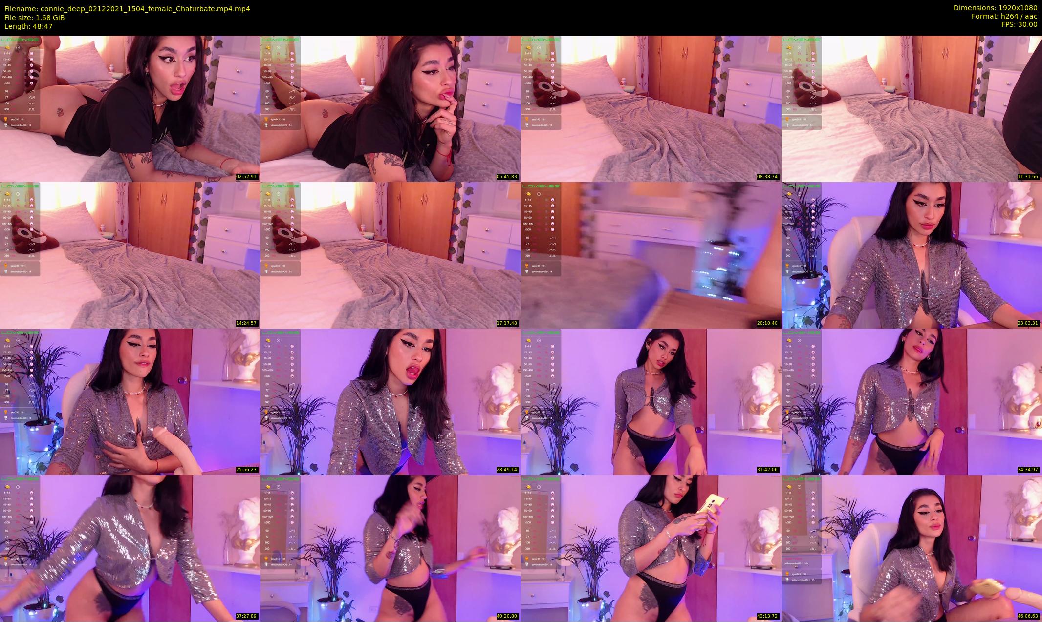 connie_deep — 49 minute Chaturbate female cam show recording, 1080p, Dec 2, 2021