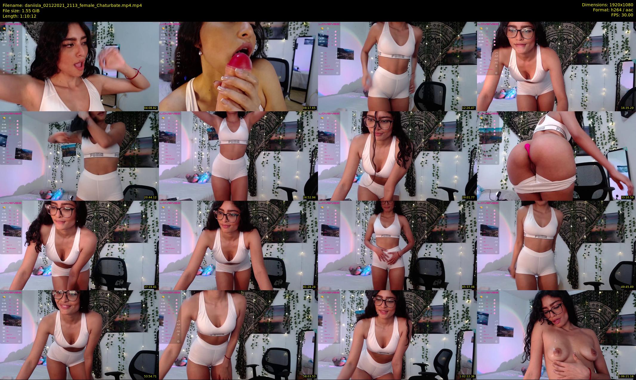 daniisla — 71 minute Chaturbate female cam show recording, 1080p, Dec 2, 2021