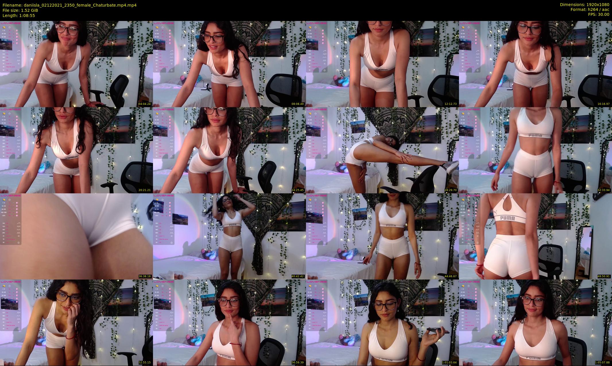 daniisla — 69 minute Chaturbate female cam show recording, 1080p, Dec 2, 2021