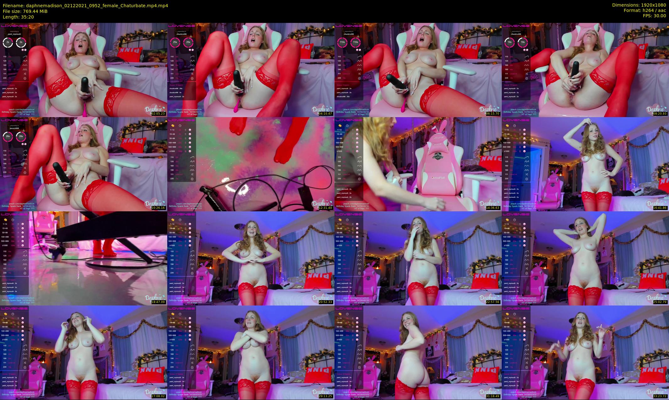 daphnemadison — 36 minute Chaturbate couple cam show recording, 1080p, Dec 2, 2021