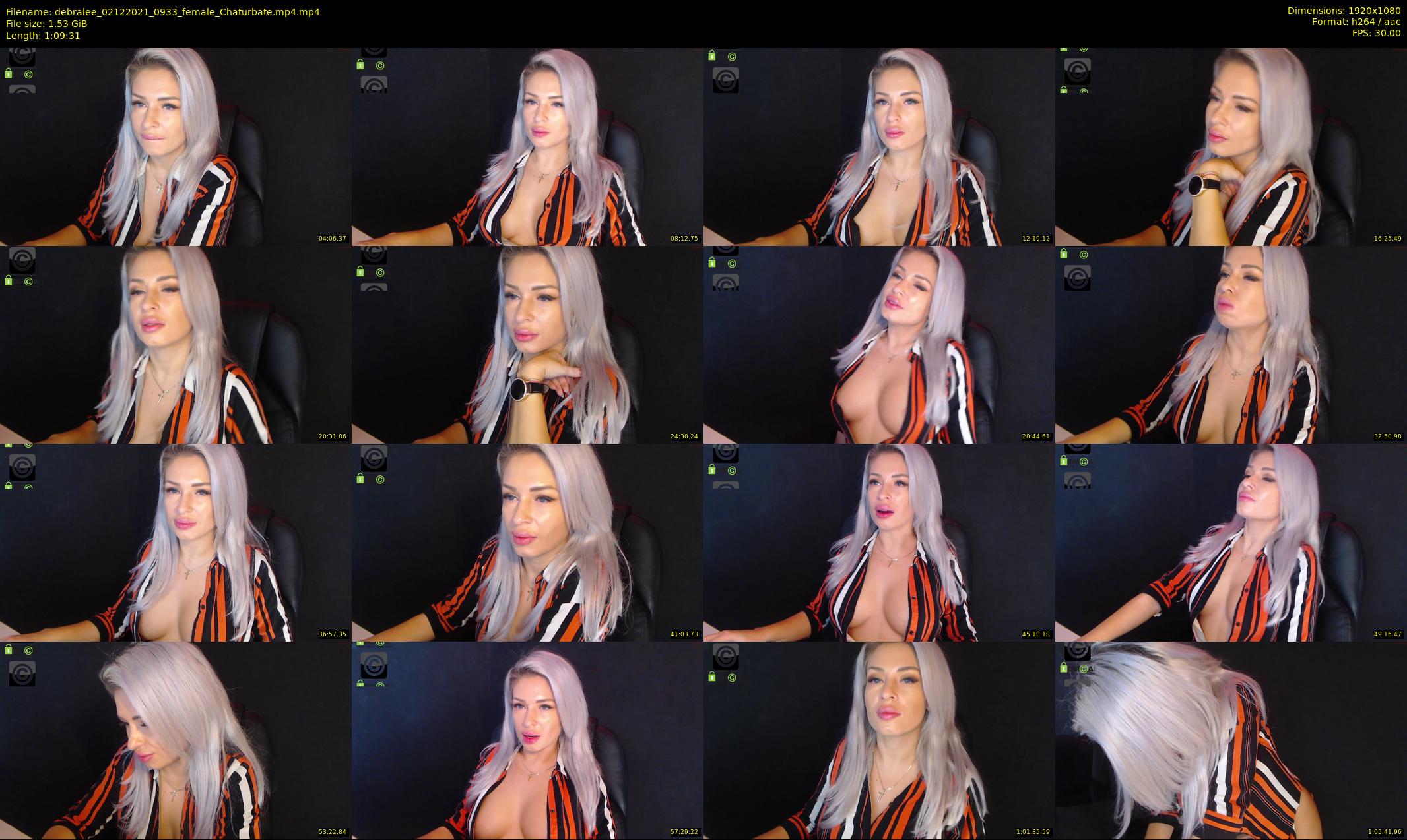 debralee — 70 minute Chaturbate female cam show recording, 1080p, Dec 2, 2021