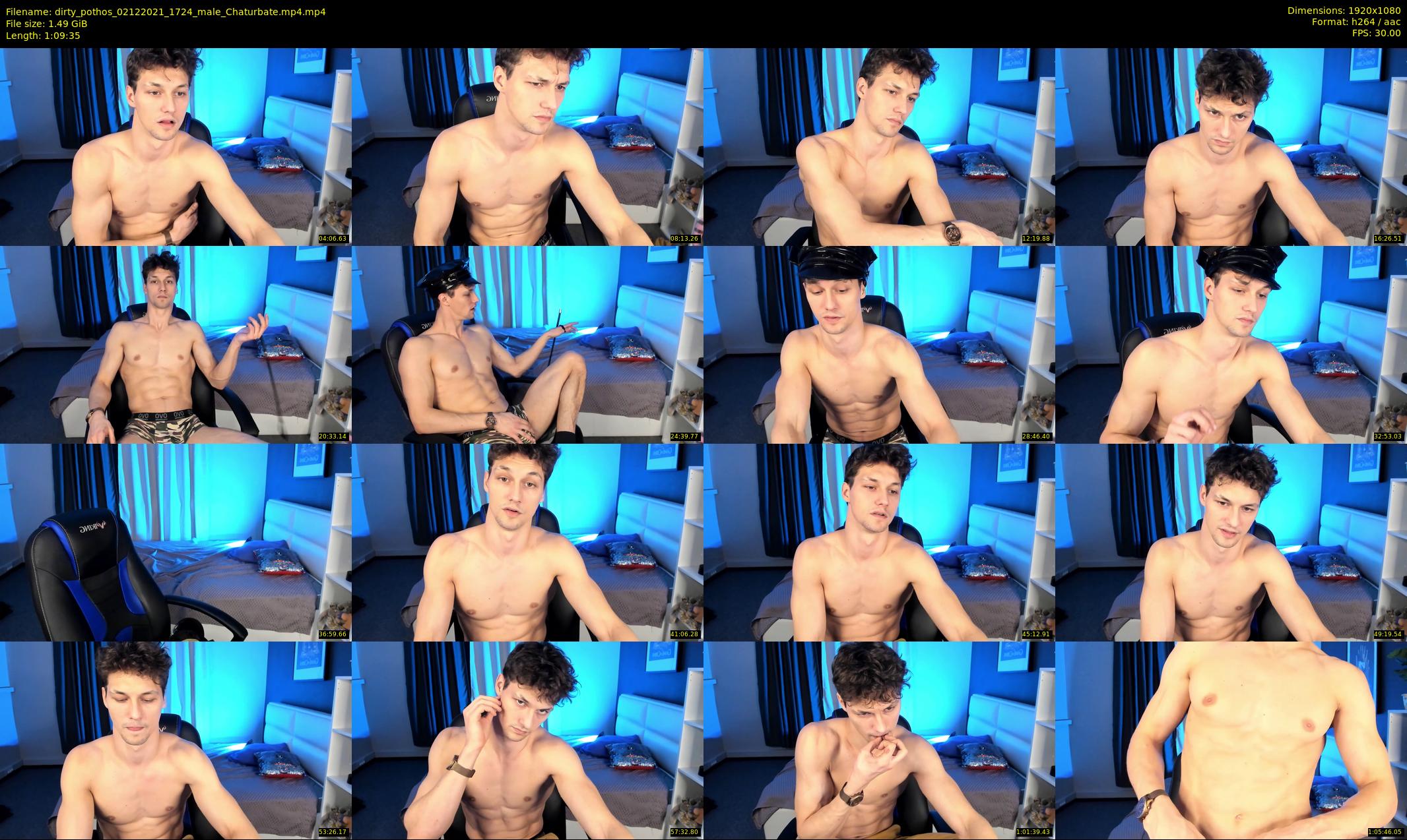 dirty_pothos — 70 minute Chaturbate male cam show recording, 1080p, Dec 2, 2021