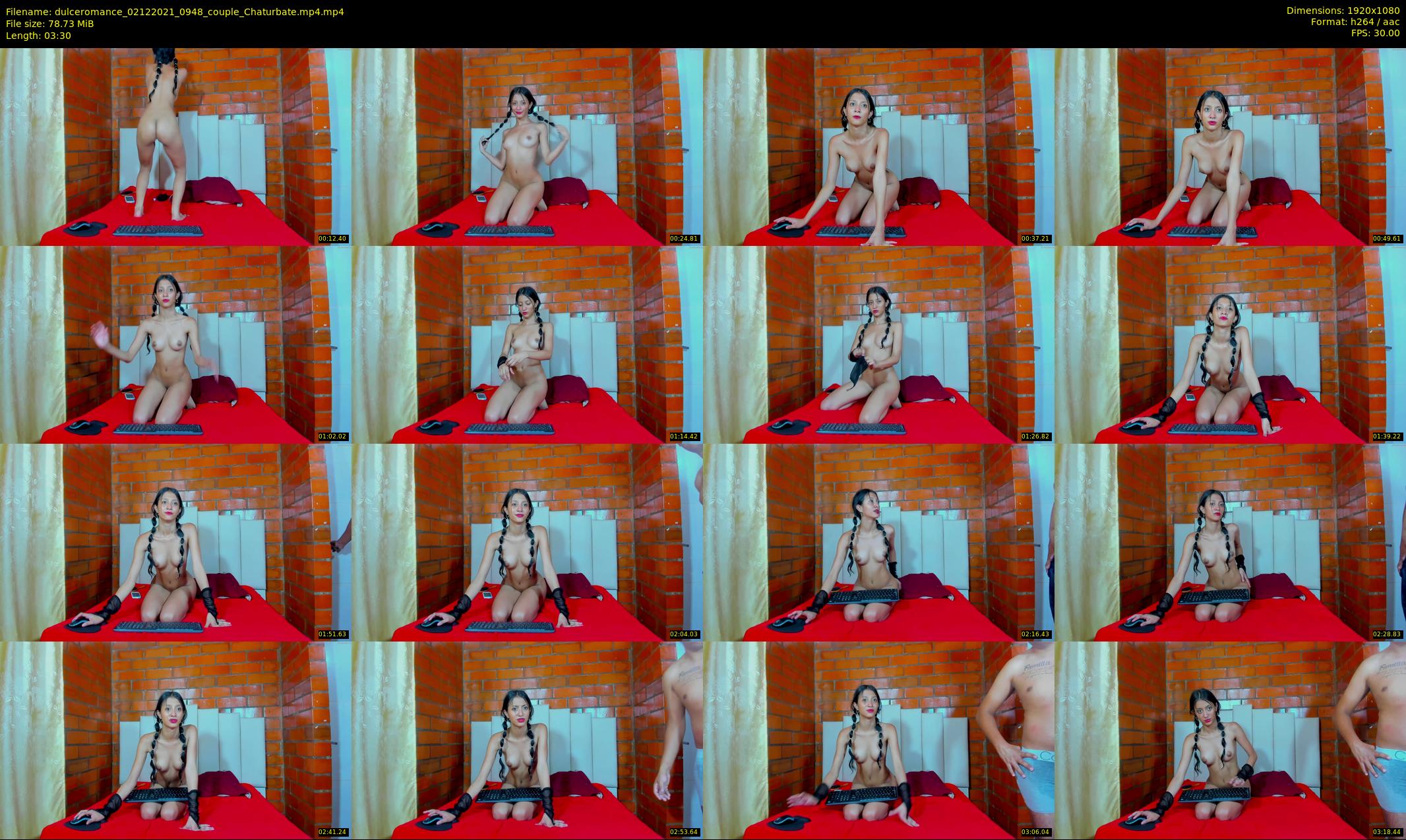 dulceromance — 4 minute Chaturbate couple cam show recording, 1080p, Dec 2, 2021