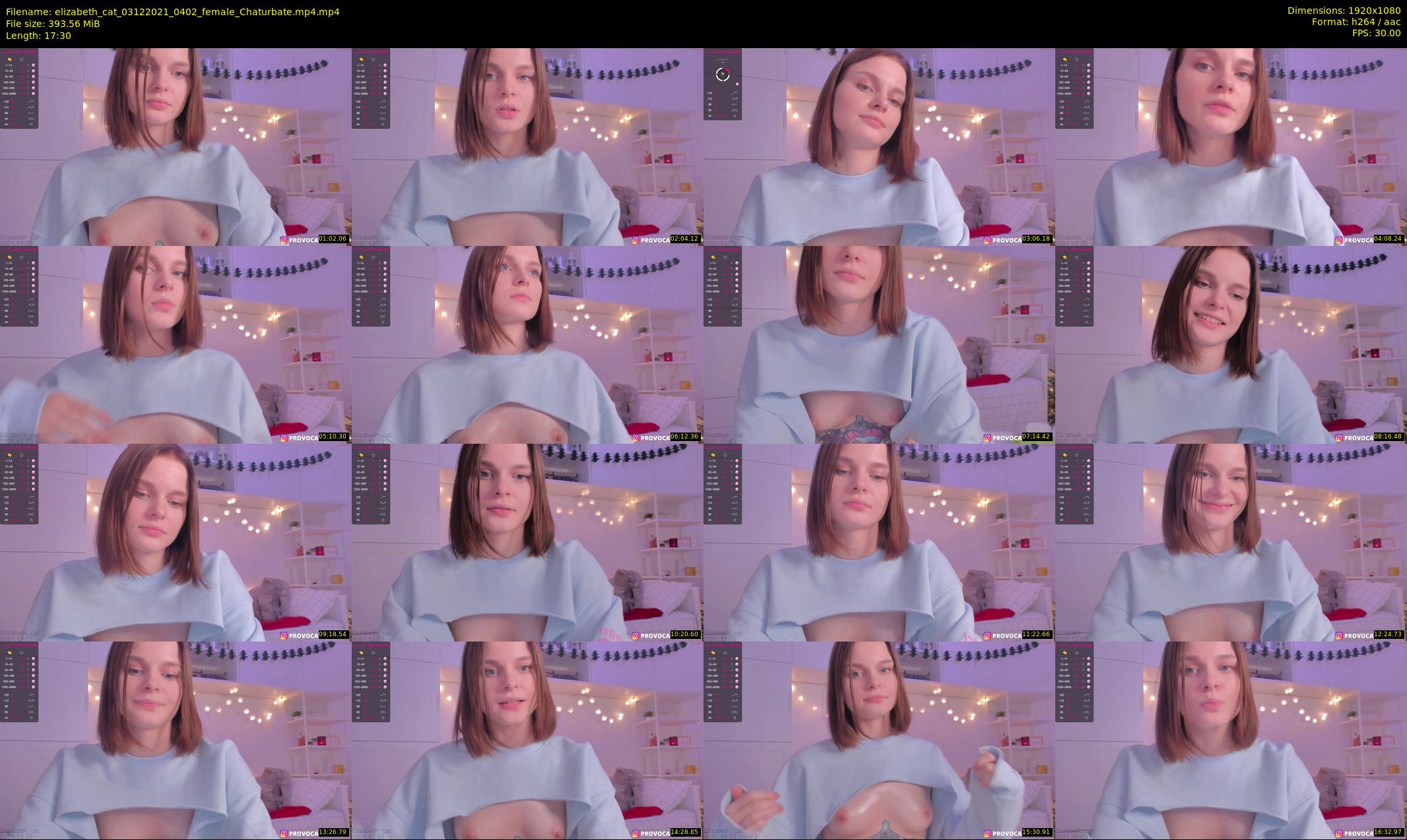 elizabeth_cat — 18 minute Chaturbate female cam show recording, 1080p, Dec 3, 2021
