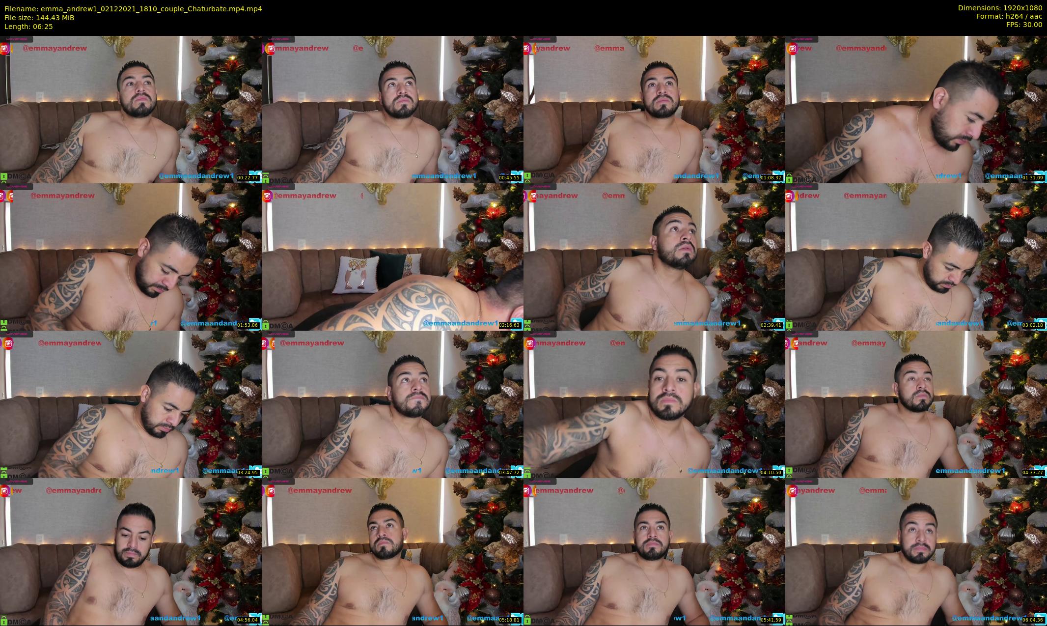 emma_andrew1 — 7 minute Chaturbate couple cam show recording, 1080p, Dec 2, 2021