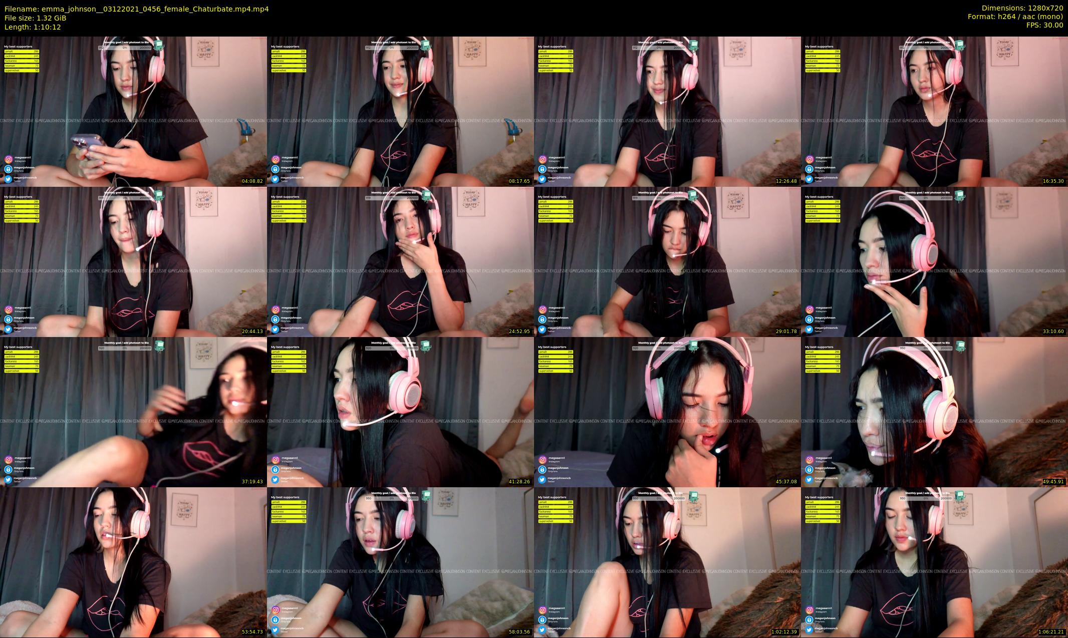 emma_johnson_ — 71 minute Chaturbate female cam show recording, 720p, Dec 3, 2021